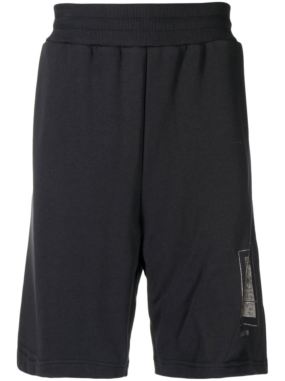 knee-length track shorts - 1