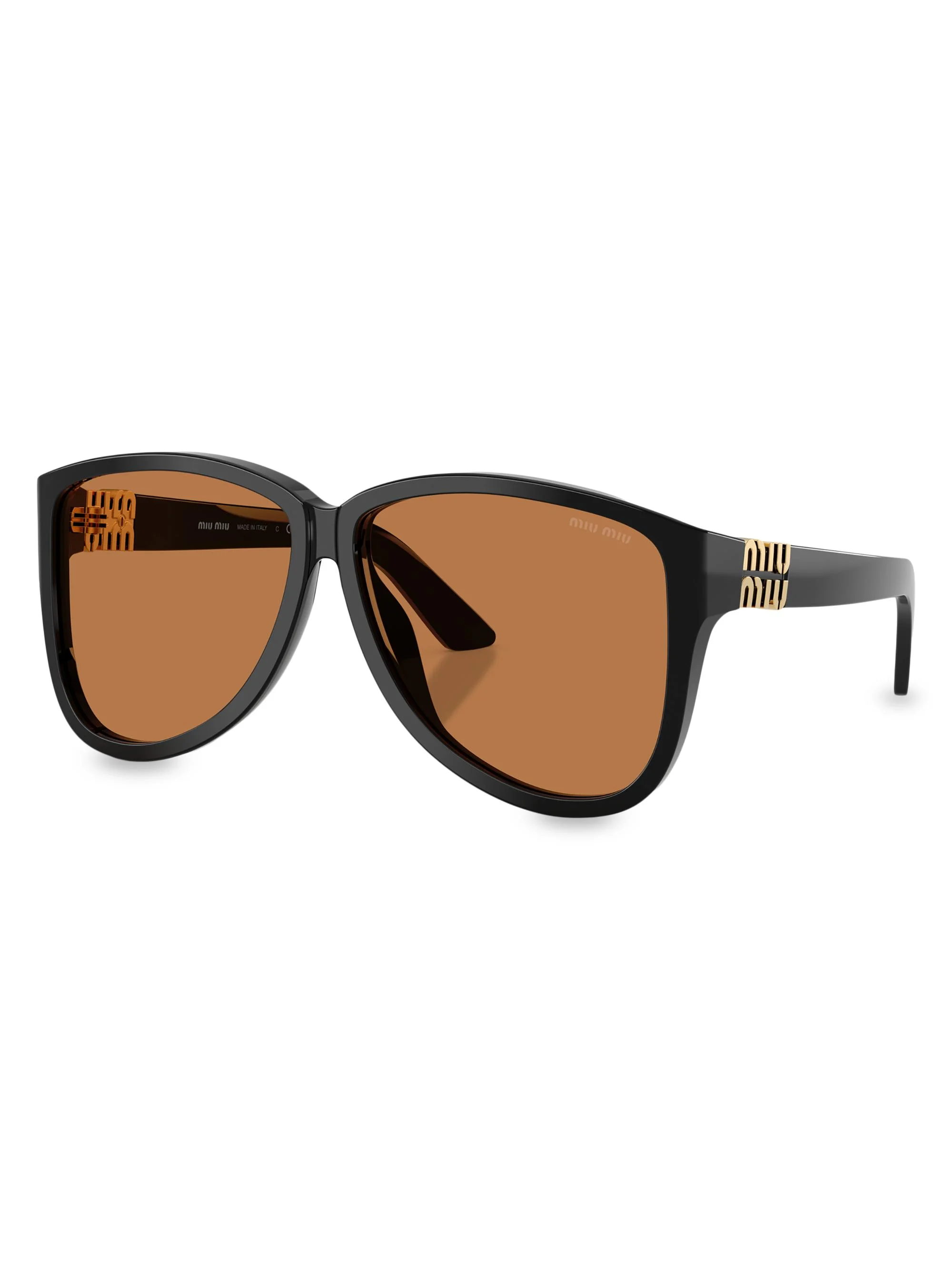 Women's 61MM Oversized Sunglasses - Black Brown - 1