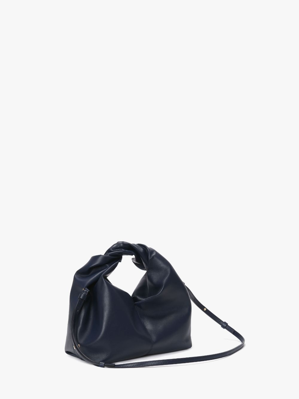 MINI TWISTER HOBO WITH STRAP - LEATHER CROSSBODY BAG - 2