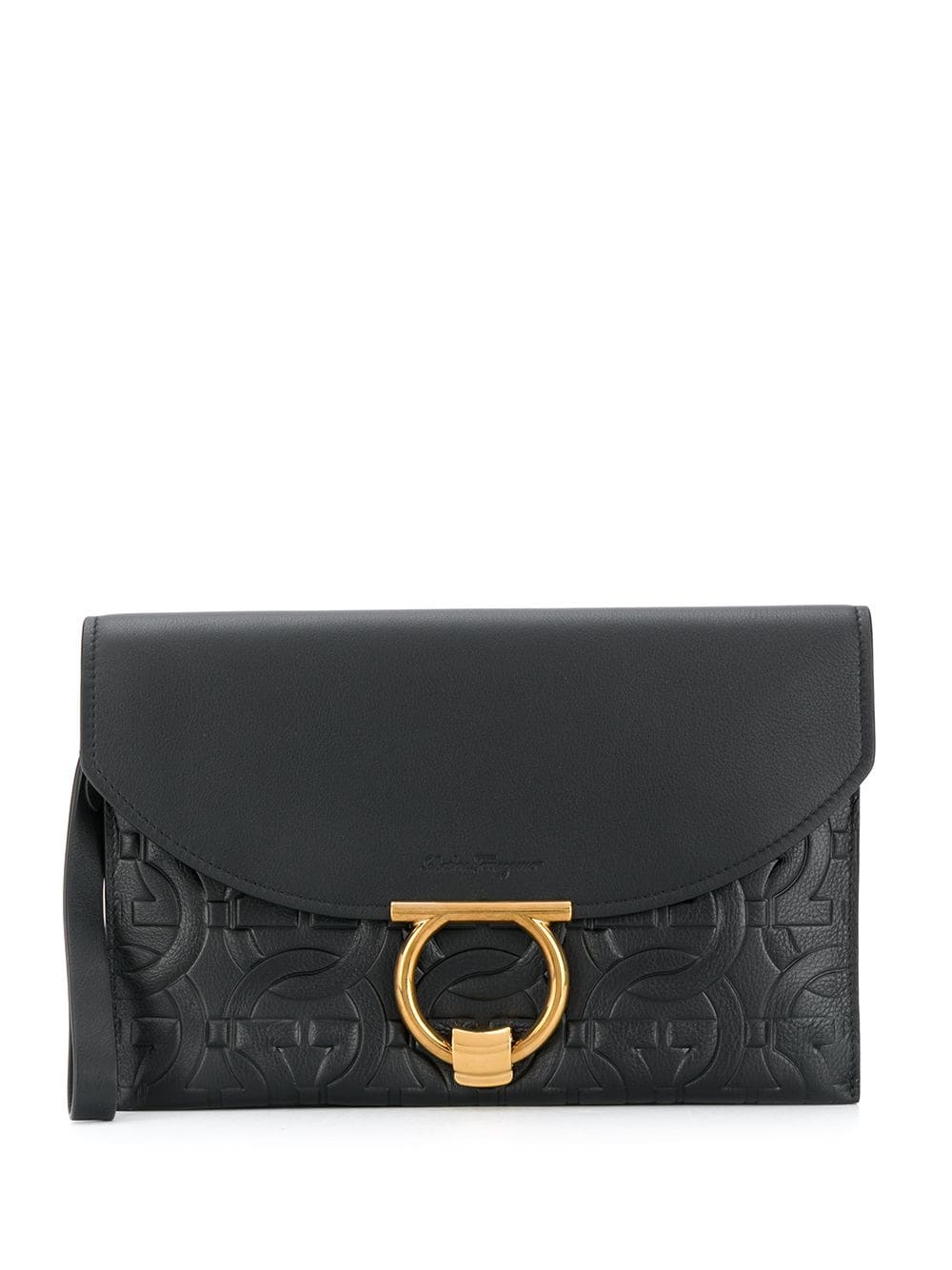 Margot leather clutch bag - 1