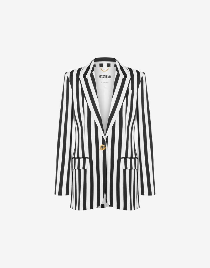 ARCHIVE STRIPES CADY JACKET 1