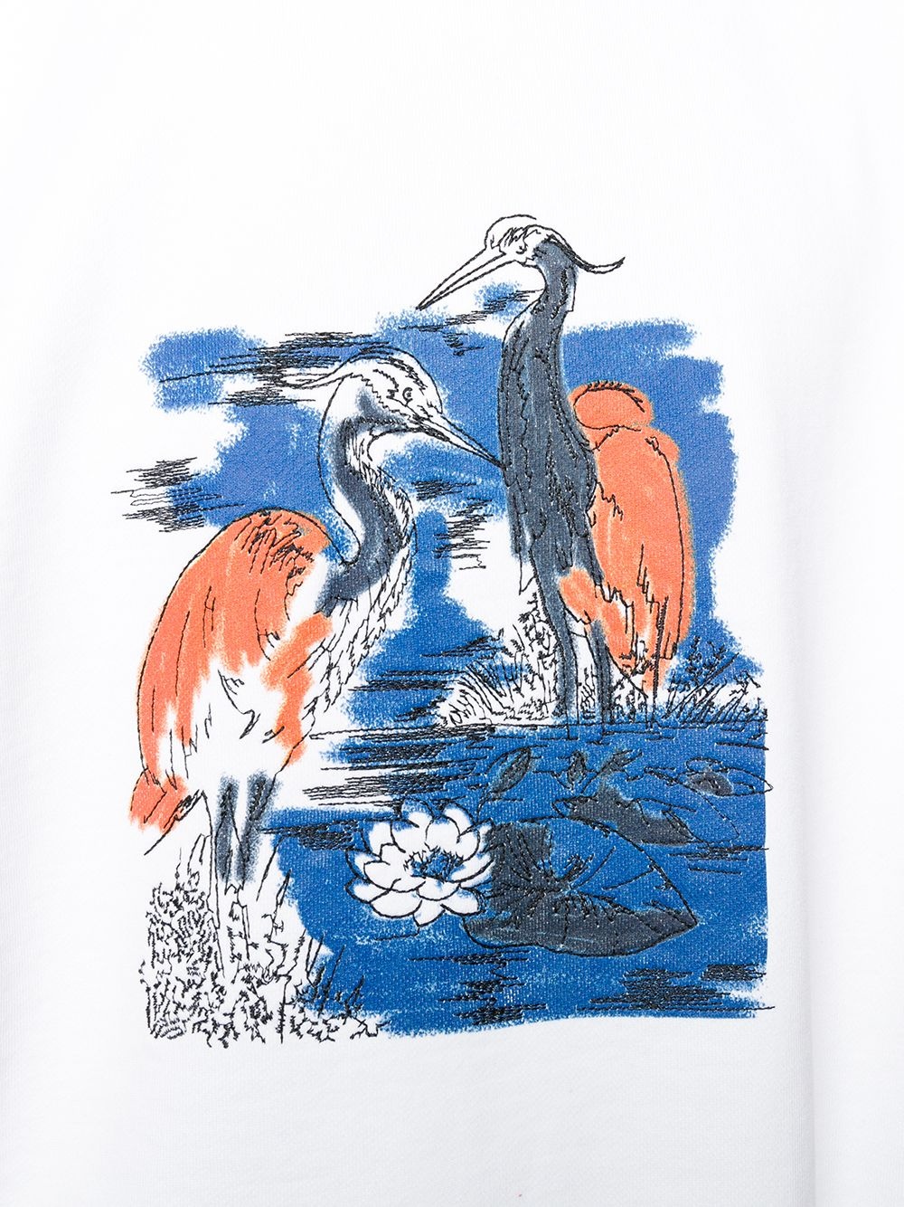 heron-print sweatshirt - 5