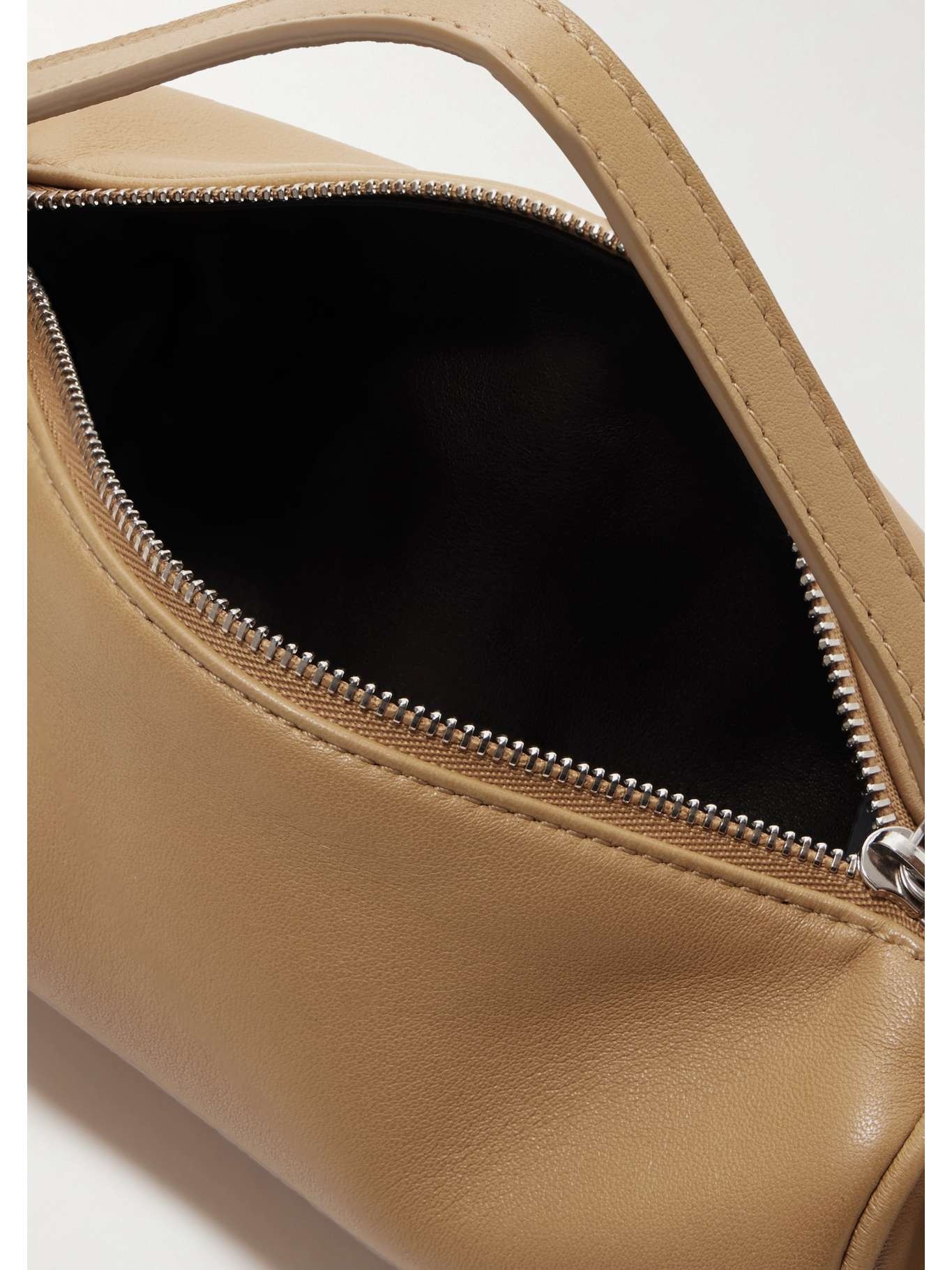'90s leather tote Beige - 5