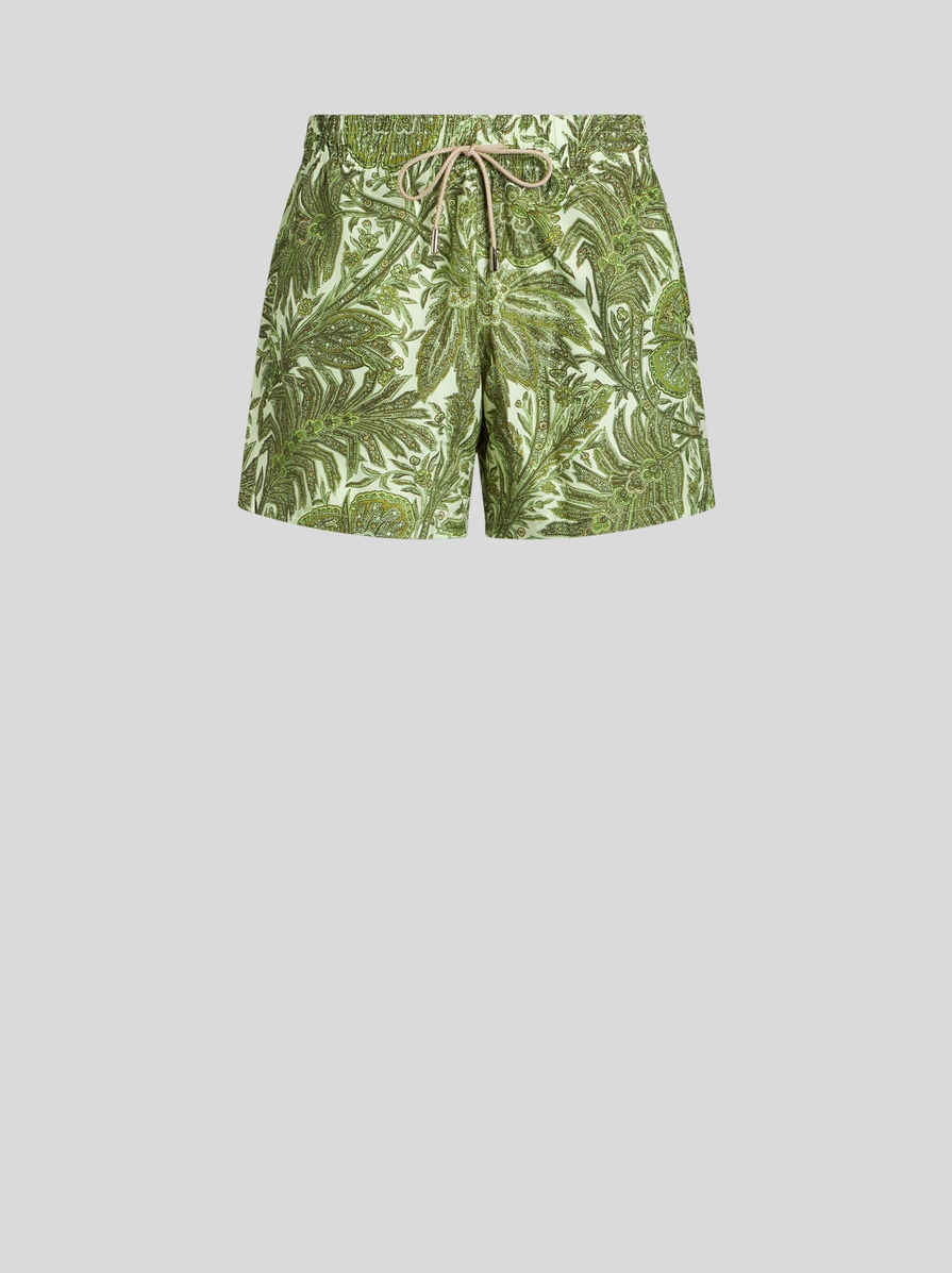 SWIMMING COSTUME WITH FOLIAGE - 1