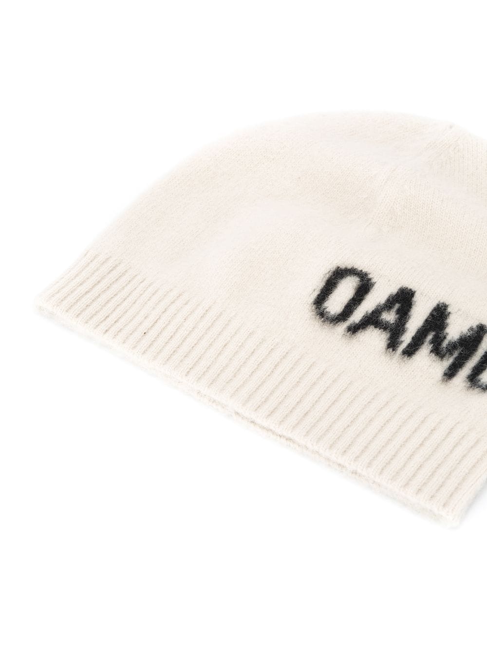 logo-jacquard beanie hat - 2