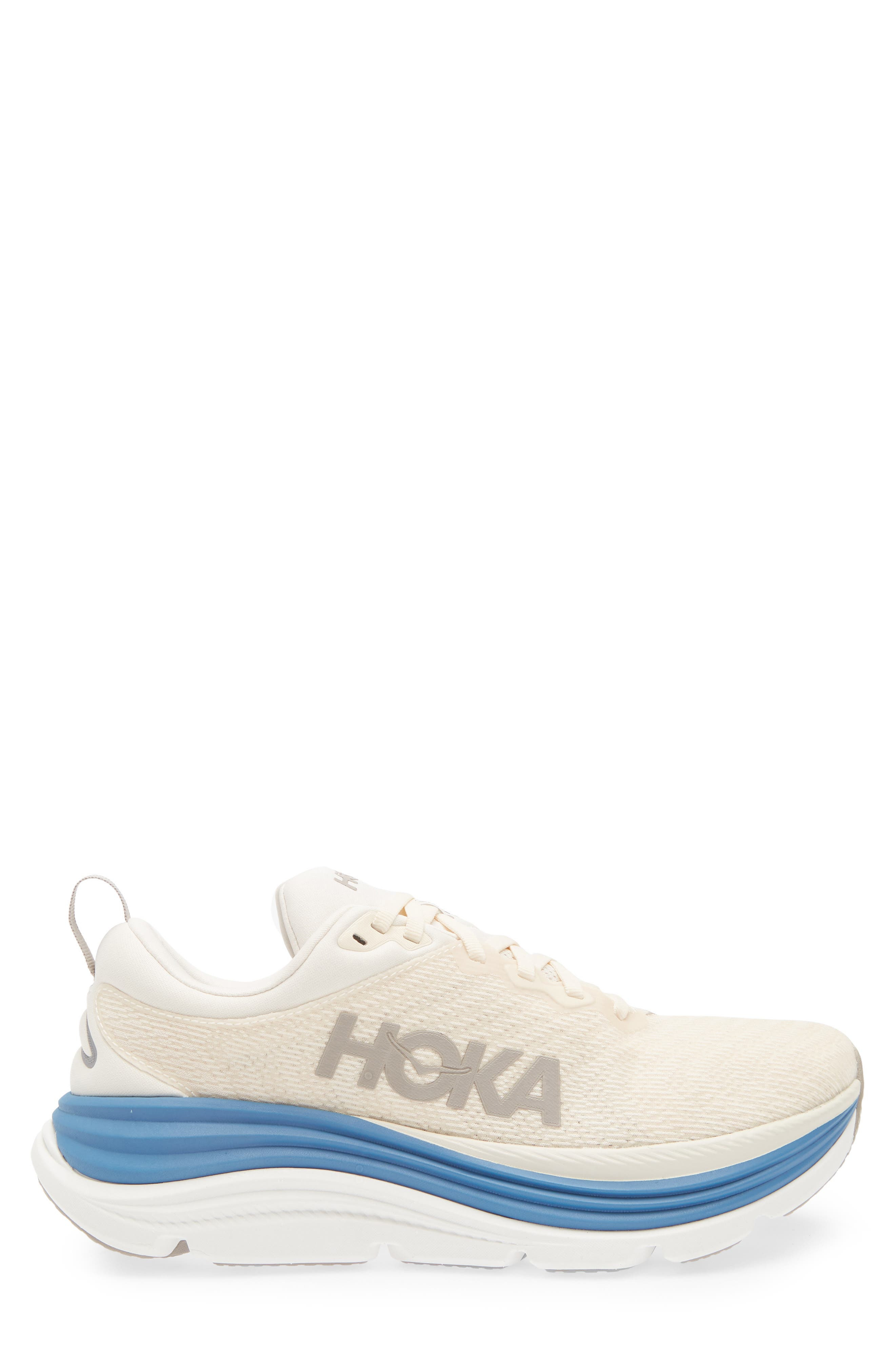 HOKA Gaviota 5 Running Shoe in Birch /Foggy Night at Nordstrom - 3