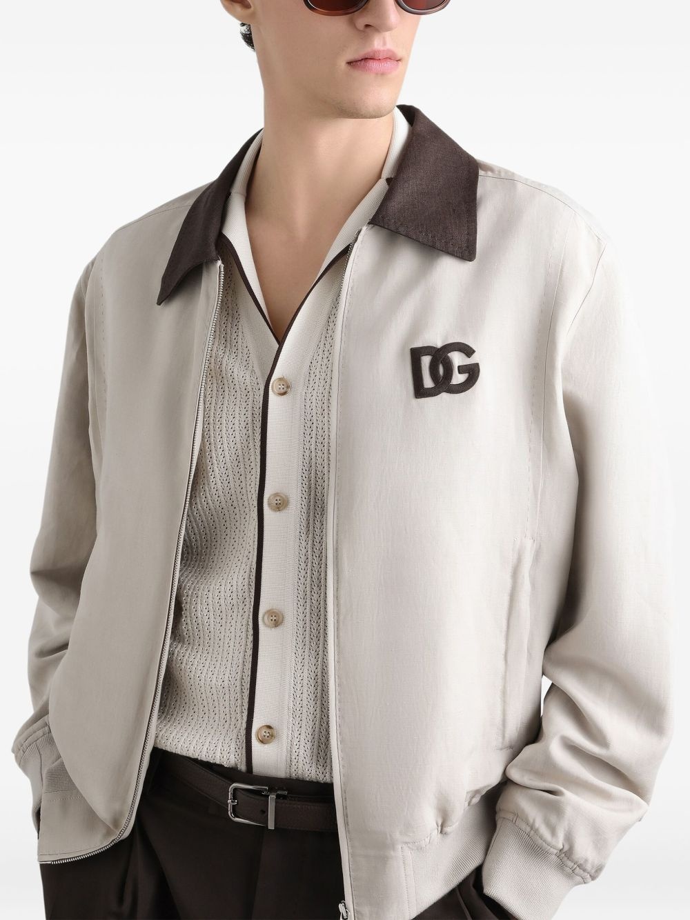 Dolce & Gabbana zip-up bomber jacket | REVERSIBLE