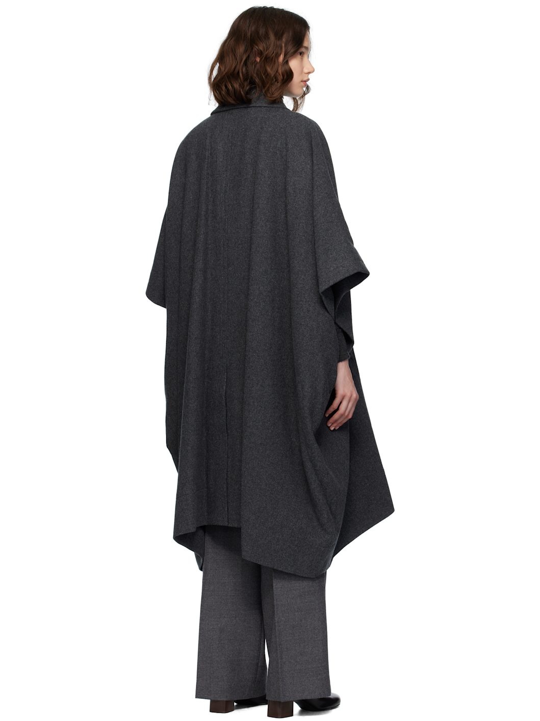Gray Wool Coat - 3