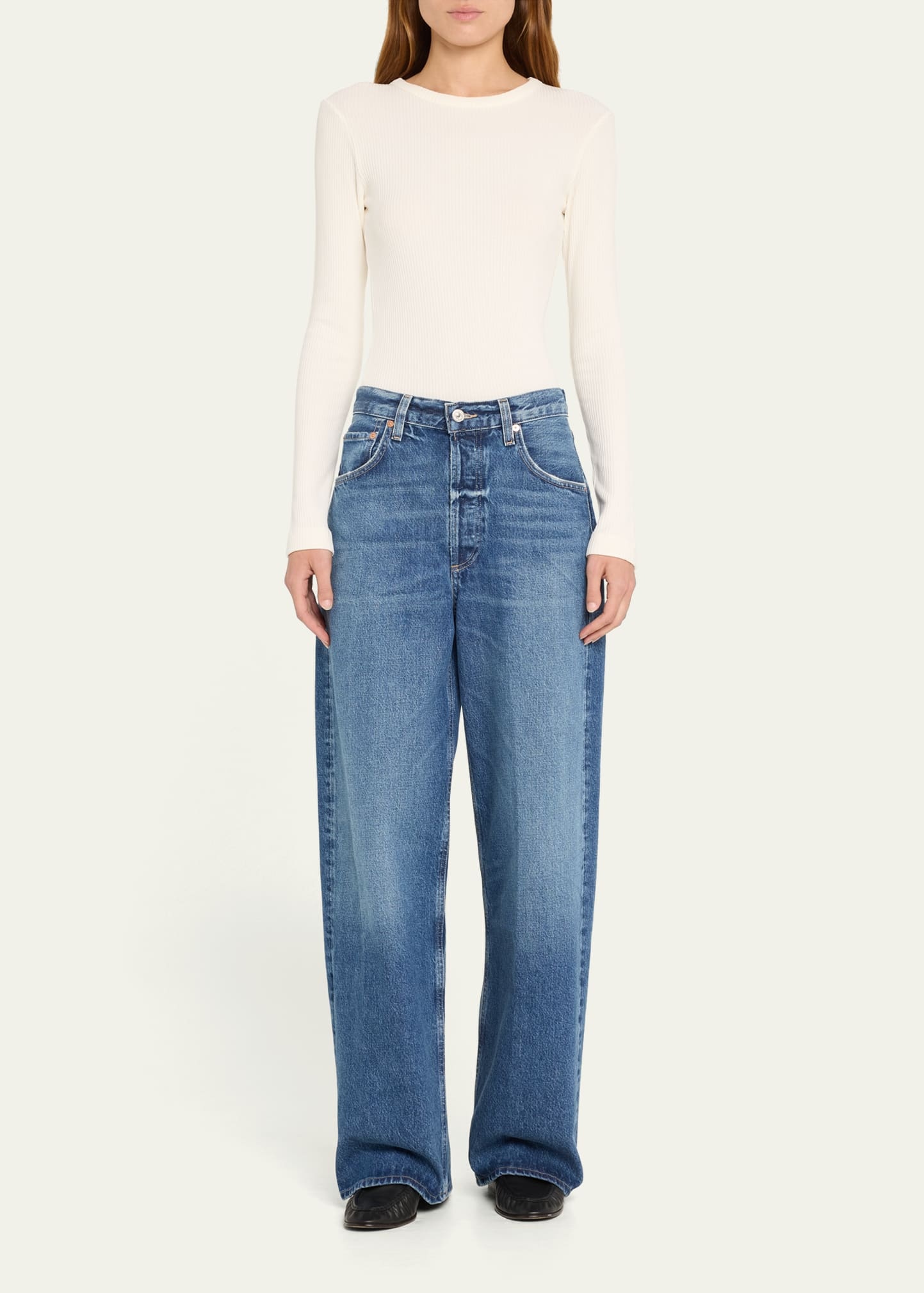 Ayla Baggy Cropped Jeans - 2