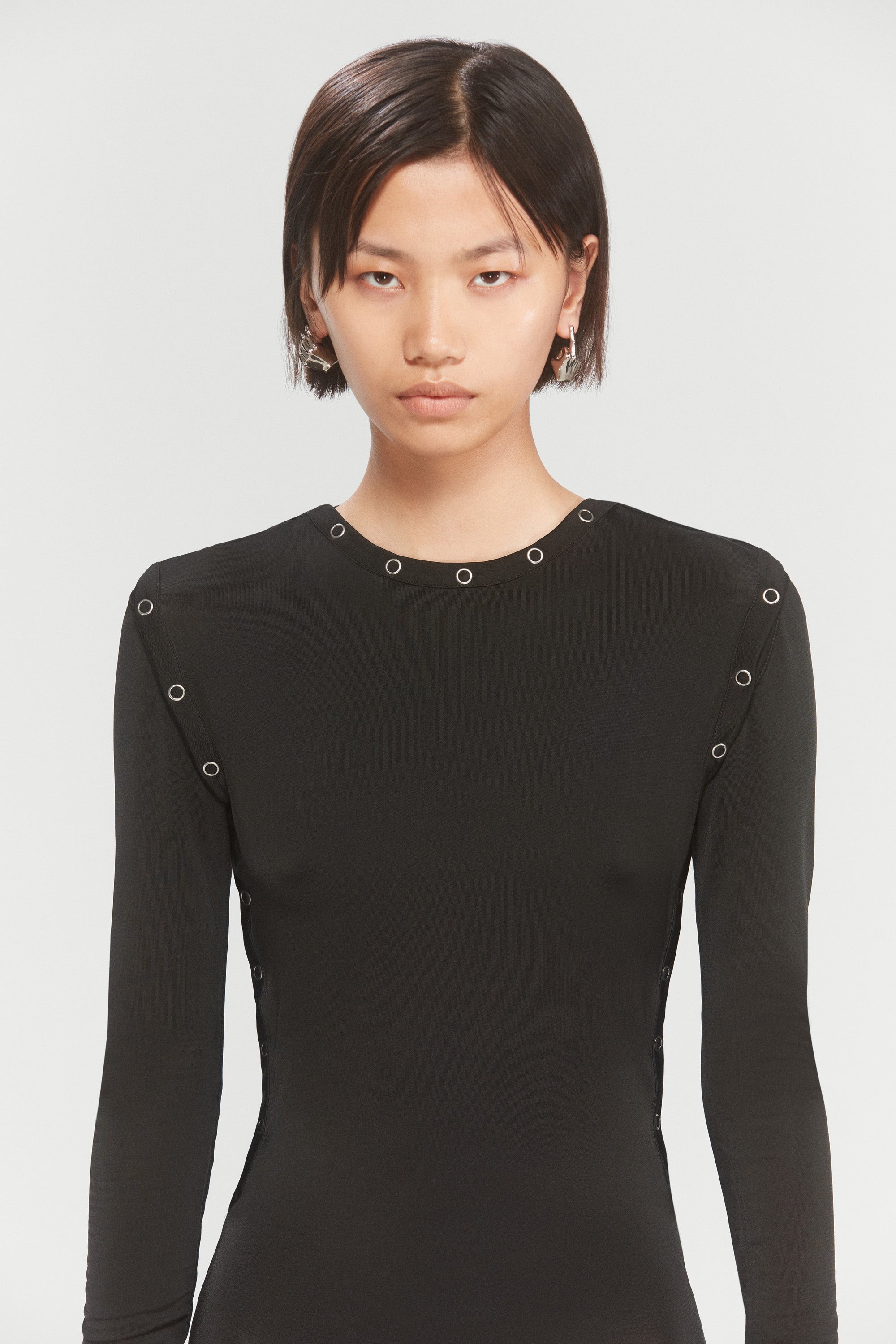 SNAP OFF LONG SLEEVE DRESS - 2