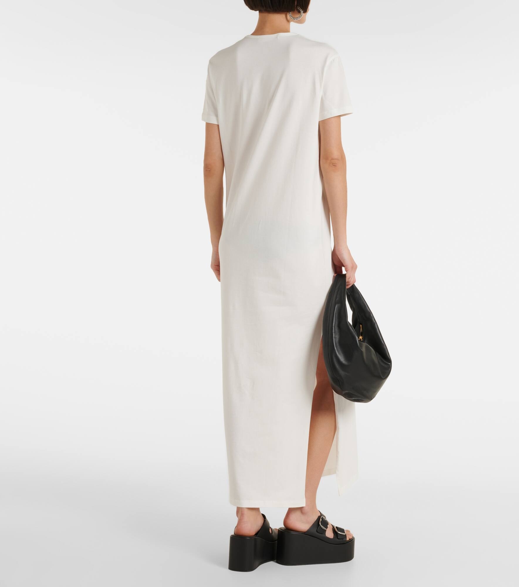 Maya cotton-blend jersey maxi dress - 3