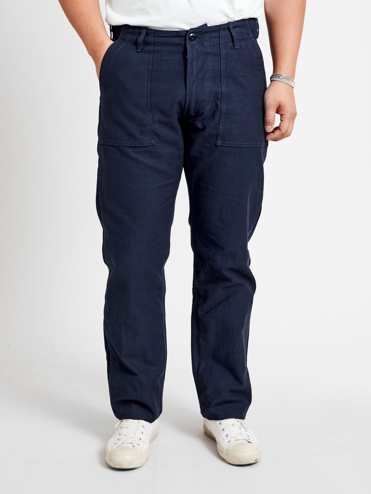 1811-IND Military Baker Pants in Indigo - 2