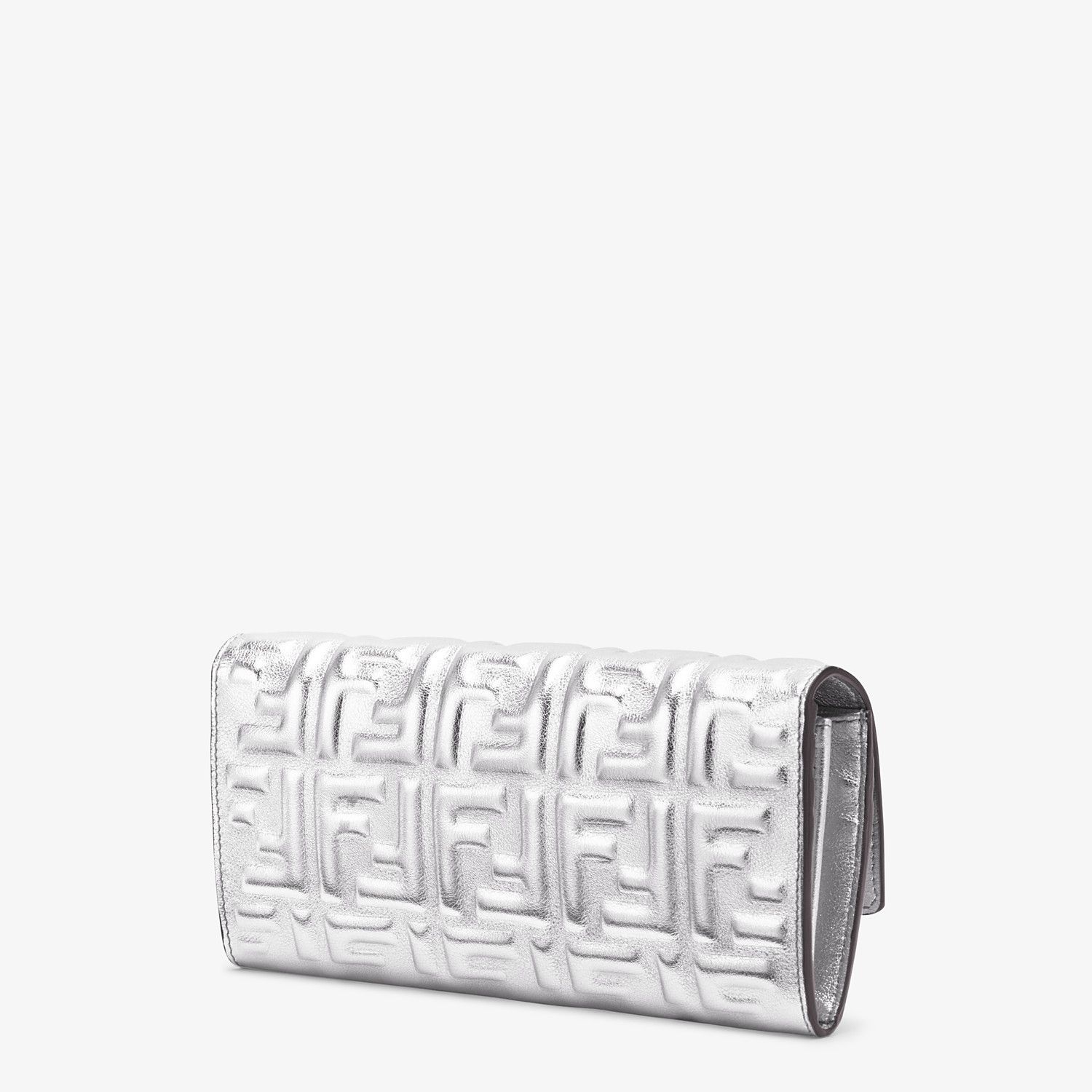 Silver leather wallet - 2