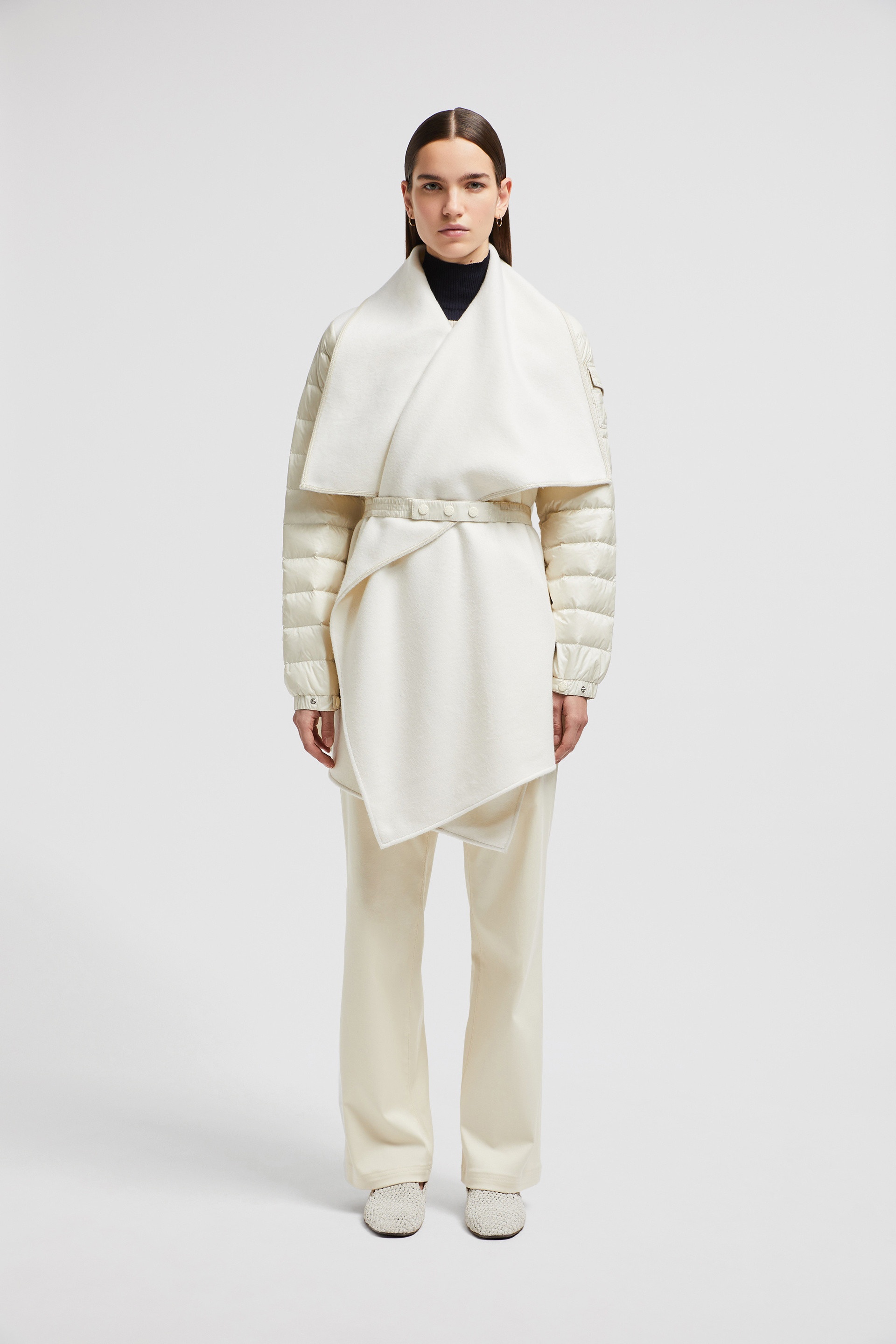 Padded Wool Felt Cape - 3