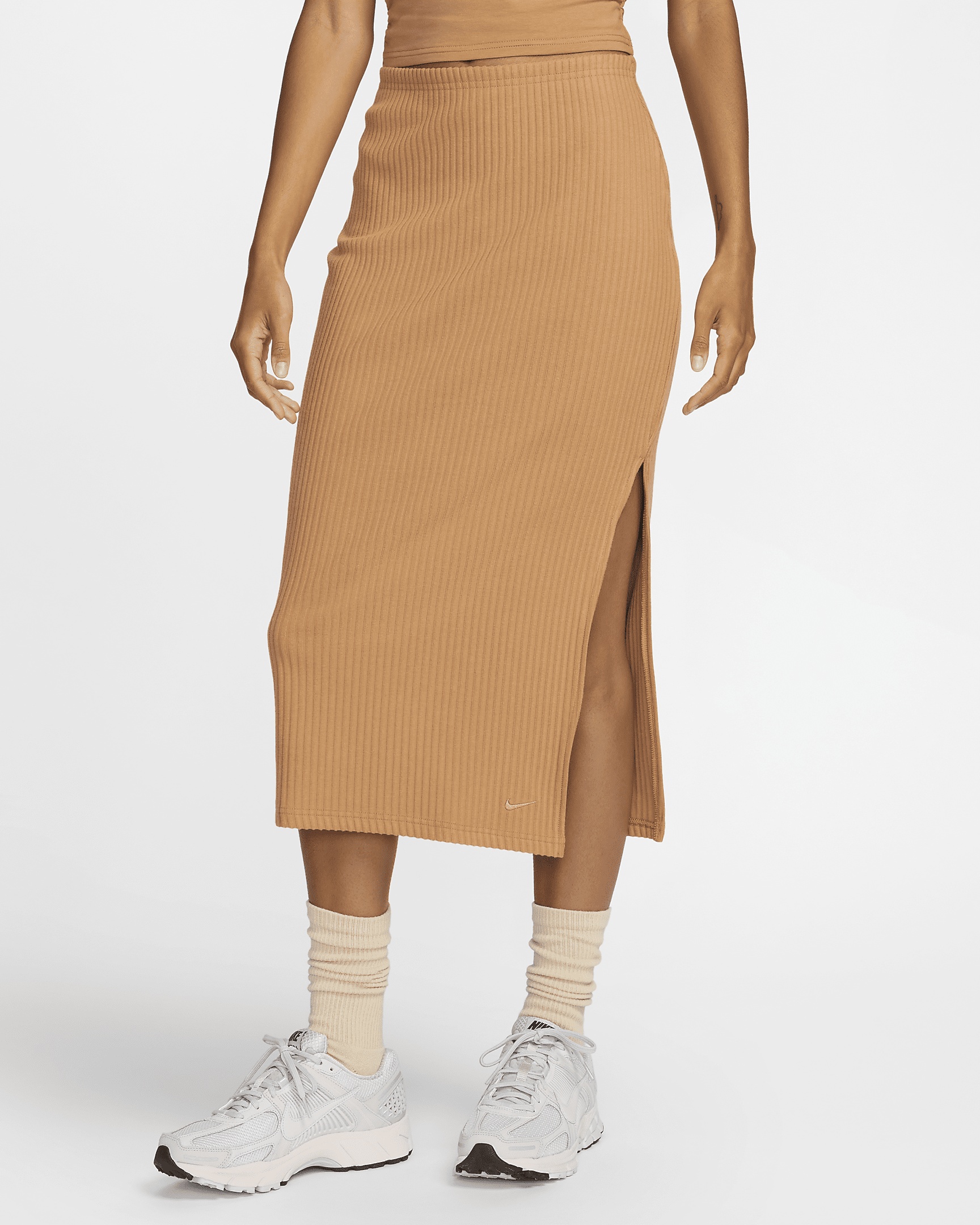 Nike Sportswear Chill Rib Women's Slim Midi Skirt - 1