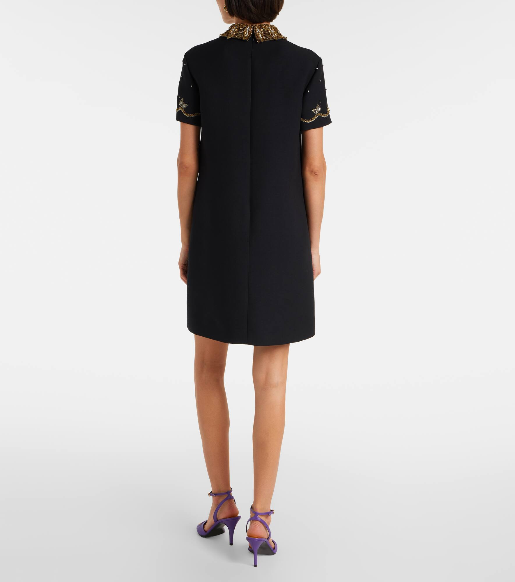 Crepe Couture embellished minidress - 3