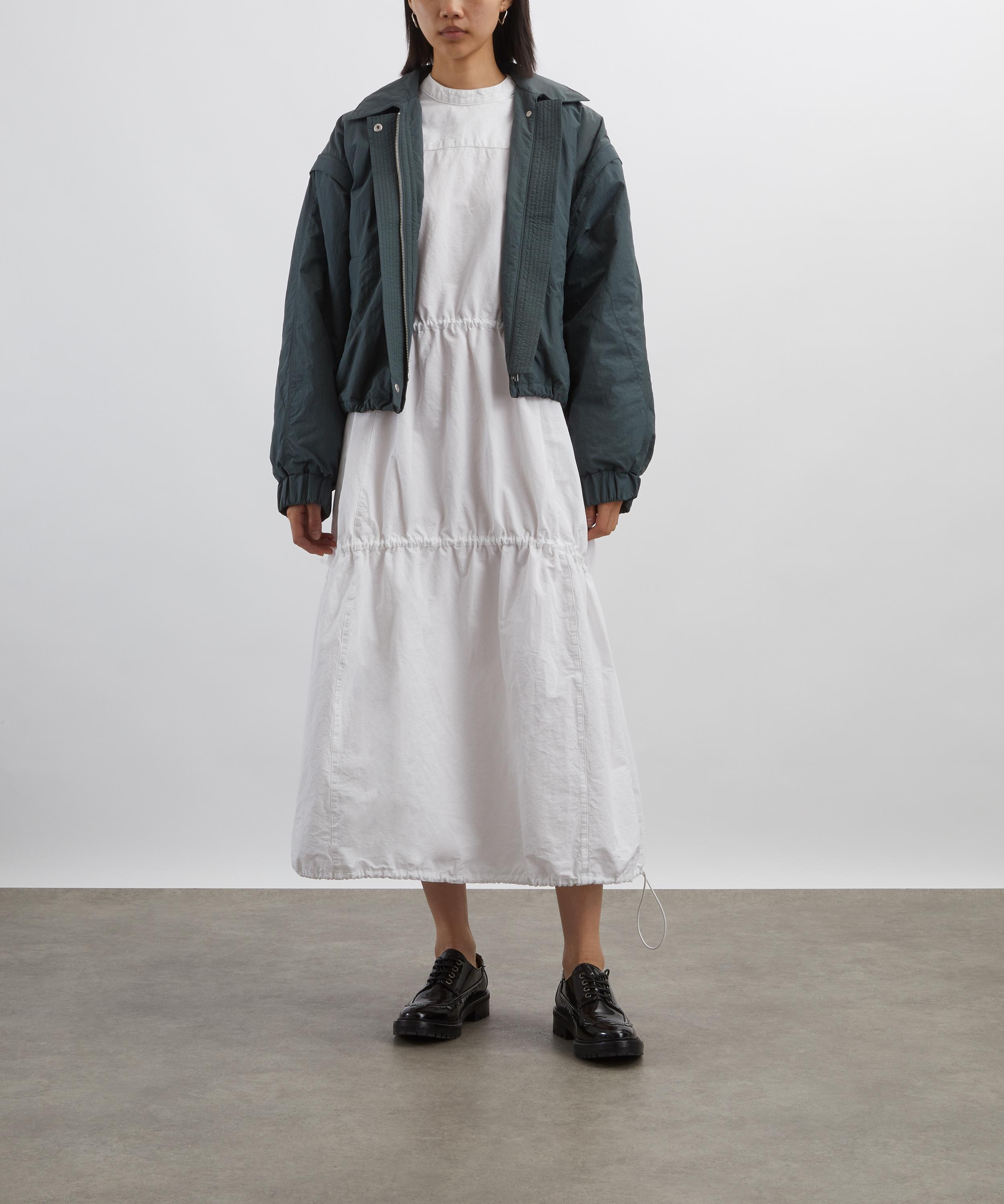 Carter White Cotton-Linen Maxi Dress - 2