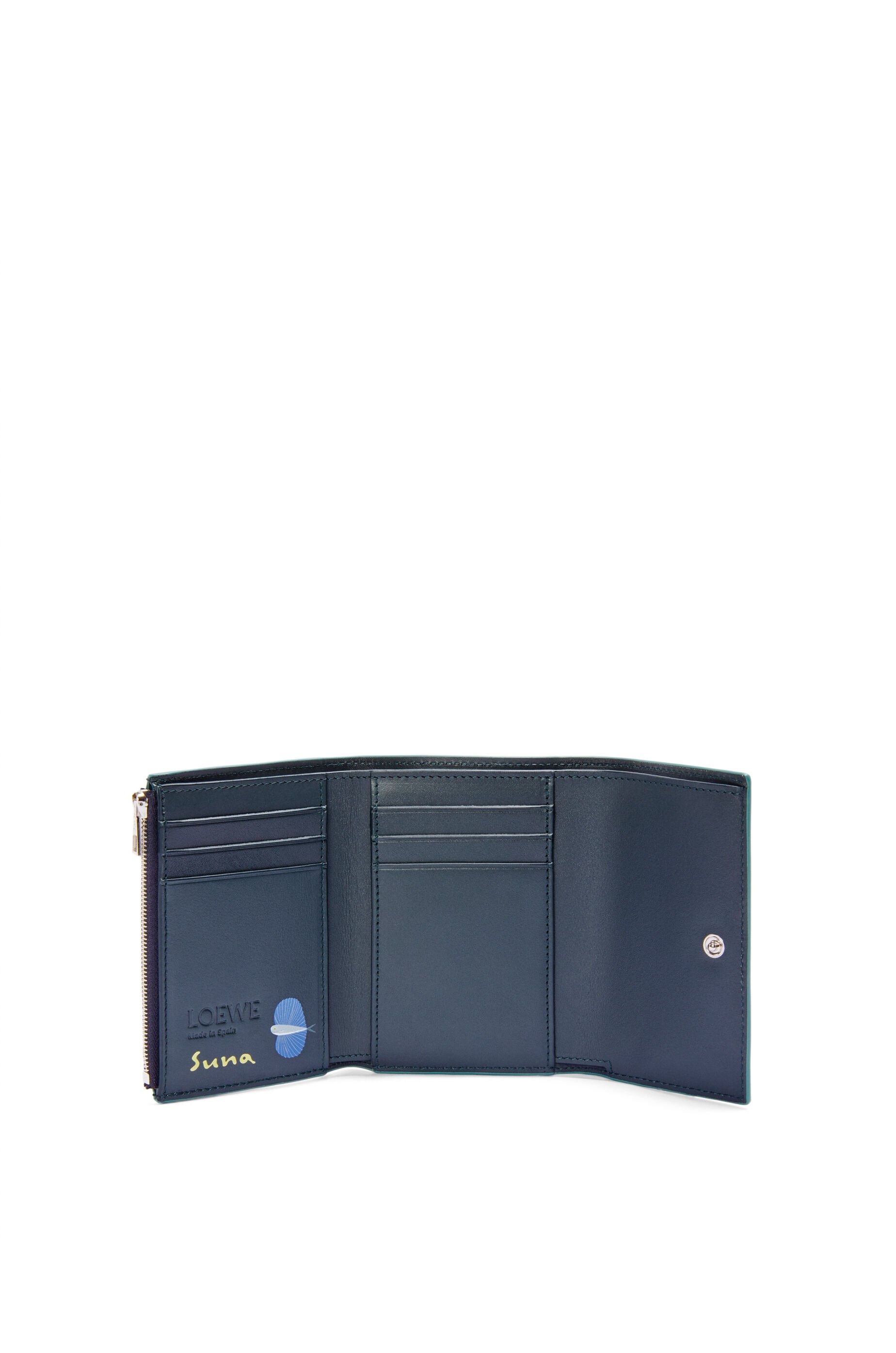 Squid small vertical wallet in nappa calfskin - 2