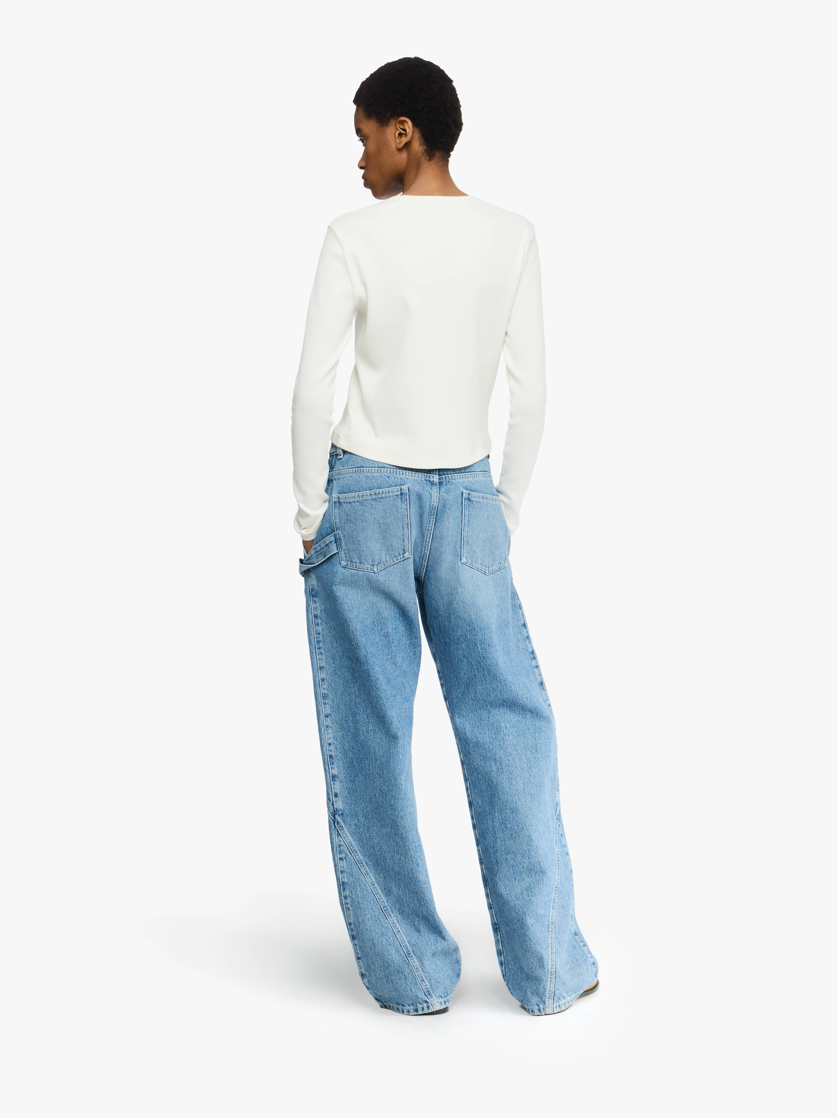 TWISTED WORKWEAR DENIM JEANS - 3