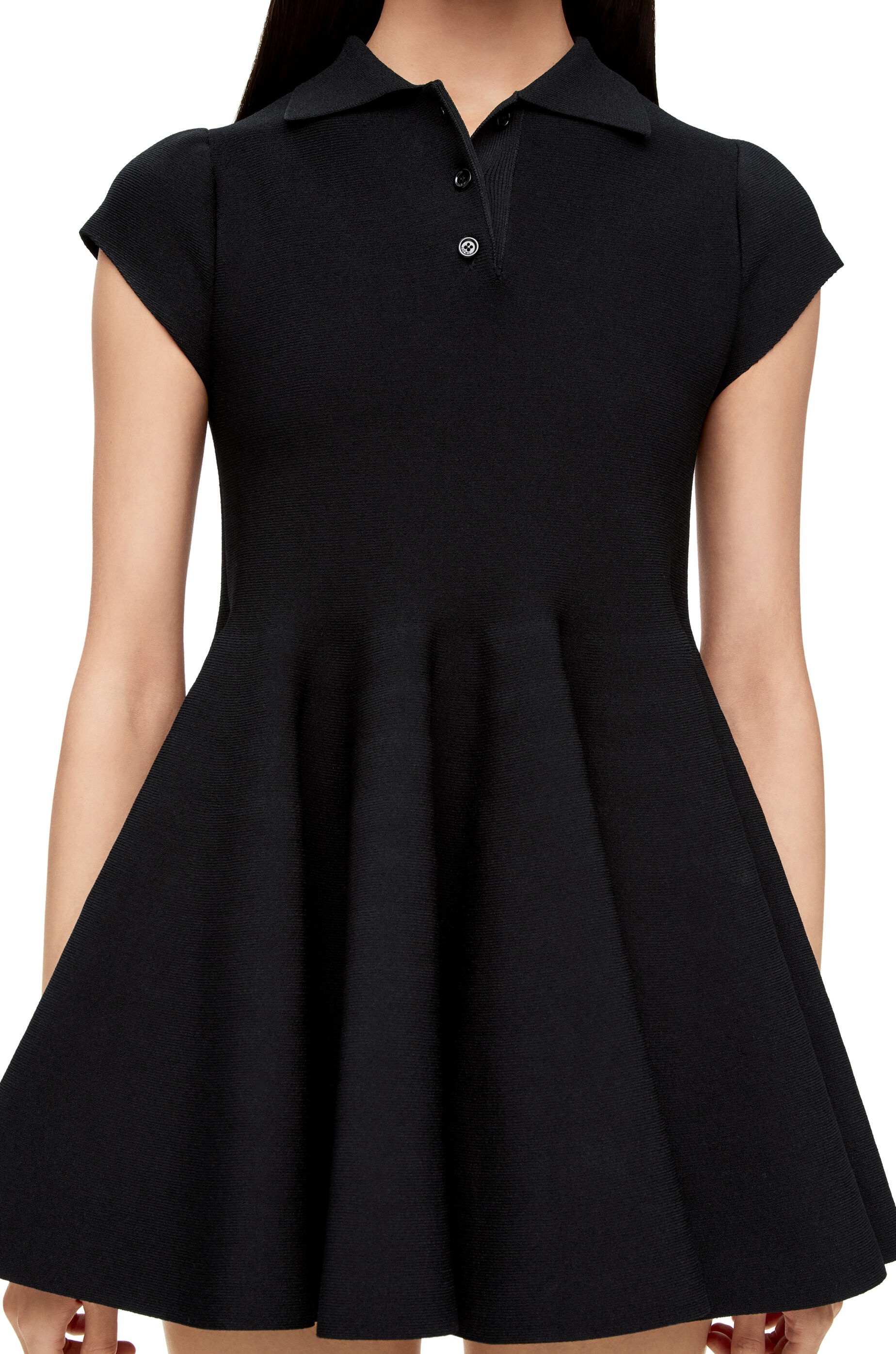 Mini dress in viscose blend knit - 6
