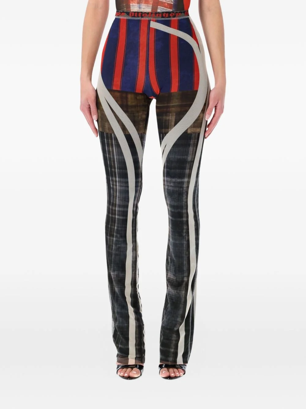 printed leggings - 1