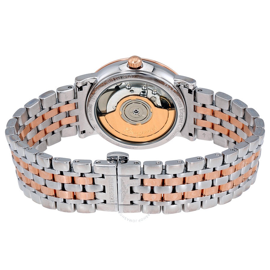 Longines Elegant Automatic Mother of Pearl Dial Ladies Watch L48095887 - 3