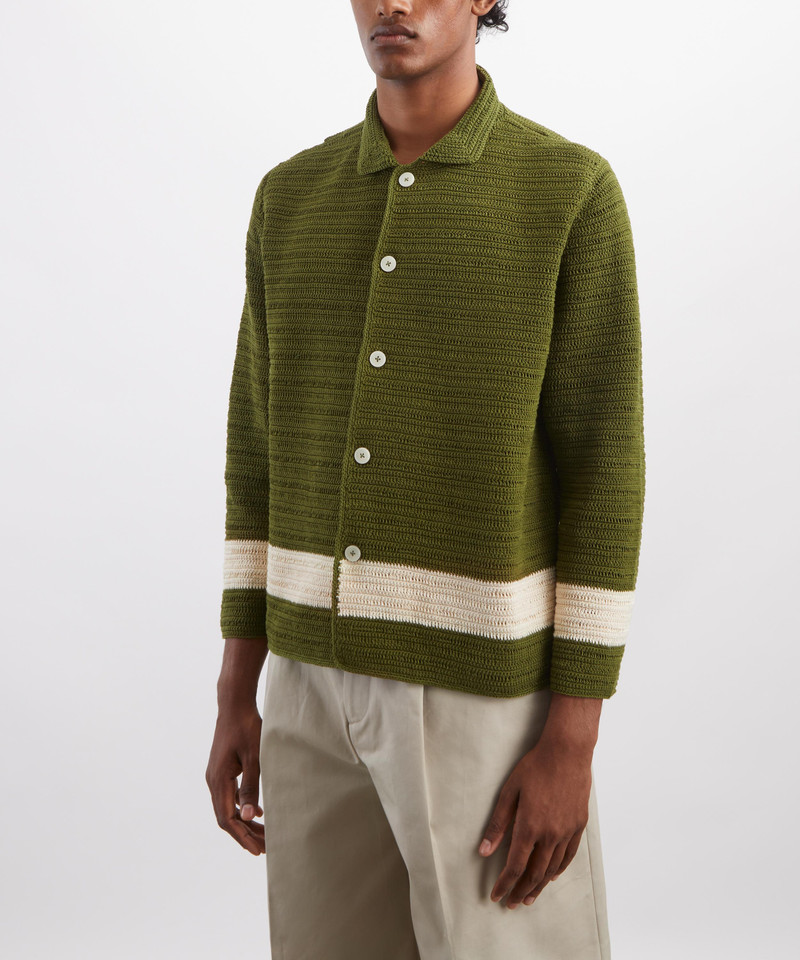 BODE Marsh Crochet Shirt outlook