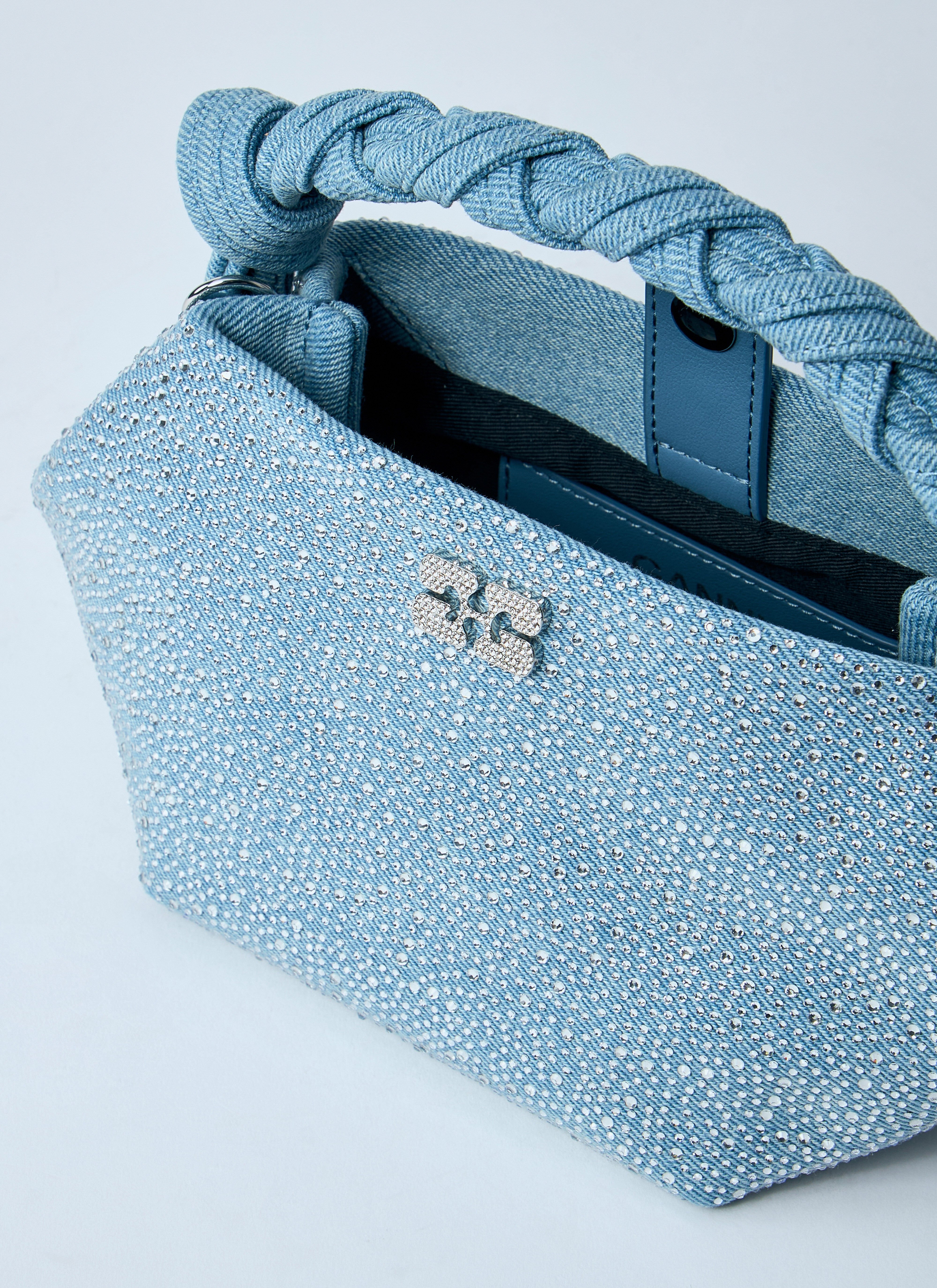 GANNI Mini Denim Bou Handbag | lncc | REVERSIBLE