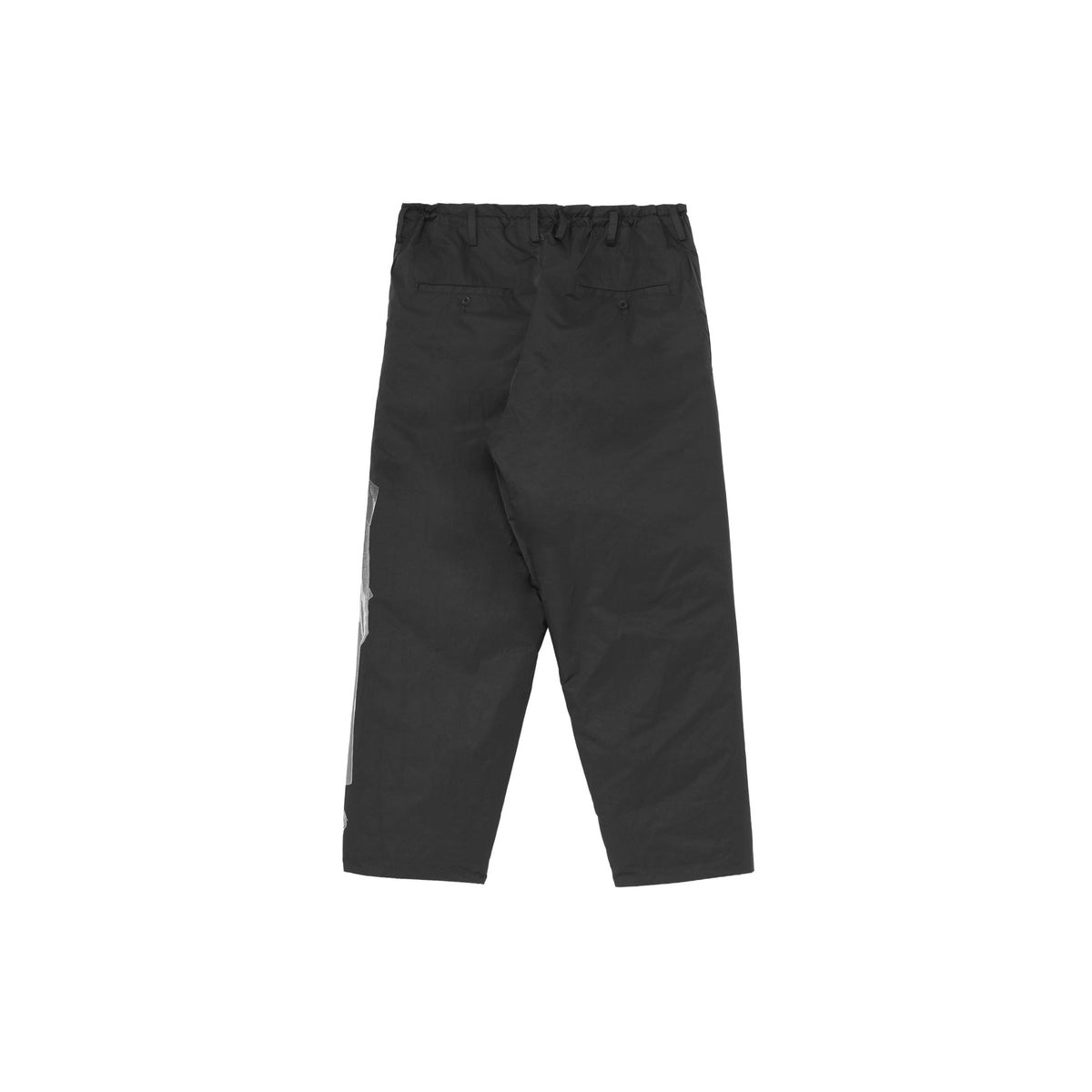 PRINTED SIDE POCKET PANTS WITH LINER (BLACK) - 2