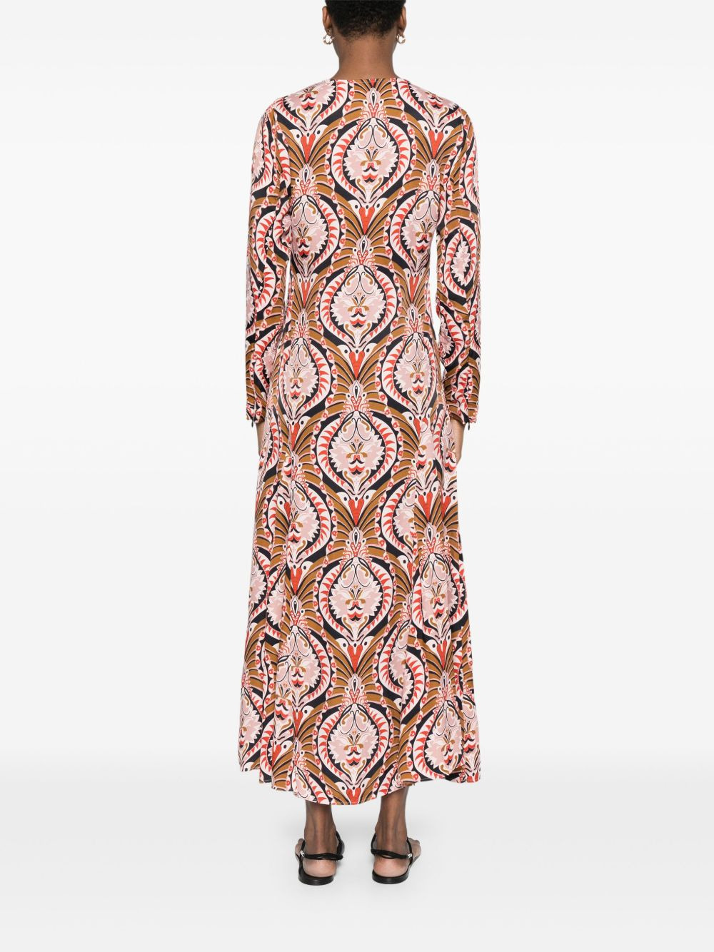 Pineapple Jewelry midi dress - 4
