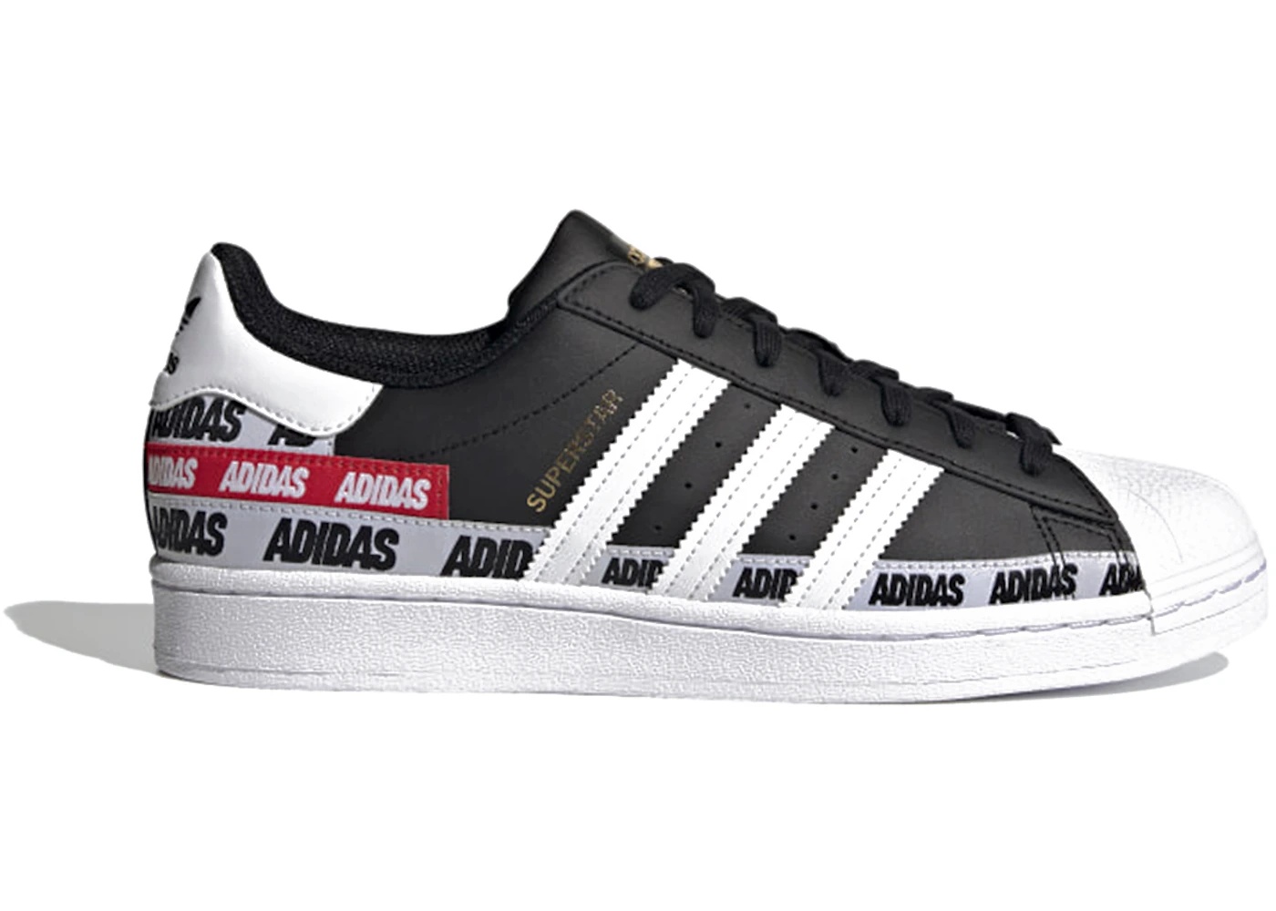 adidas Superstar Black Graphic - 1