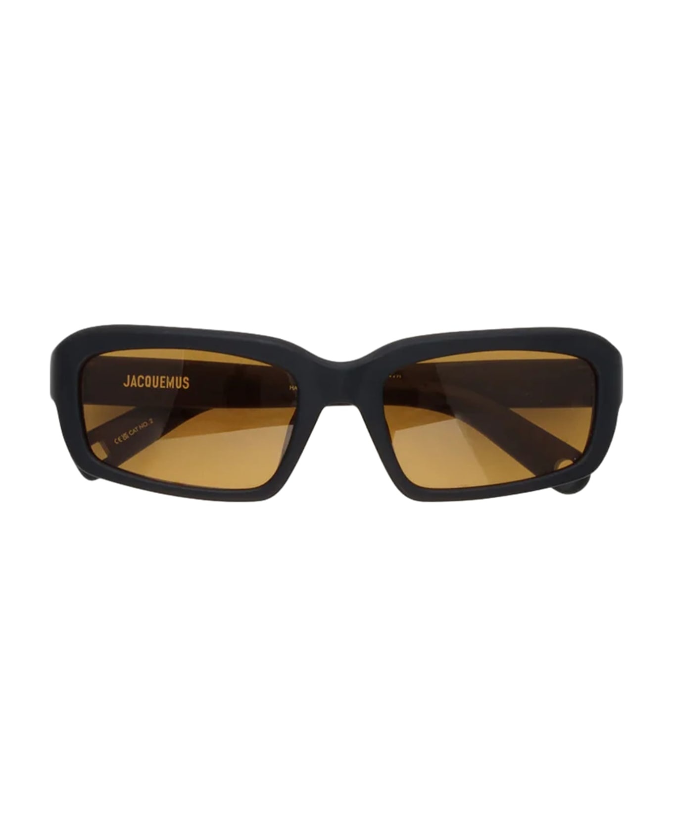 Marino - Matte Black / Amber Lens Sunglasses - 1