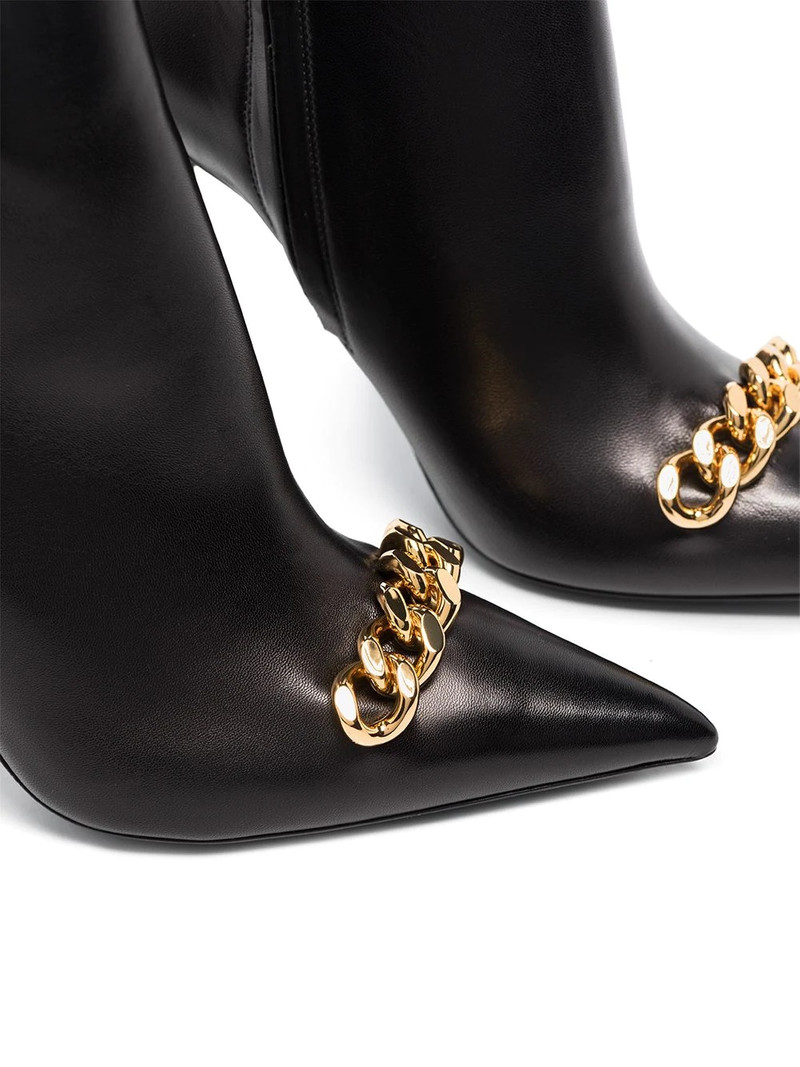 TOM FORD Iconic Chain 105mm ankle boots outlook