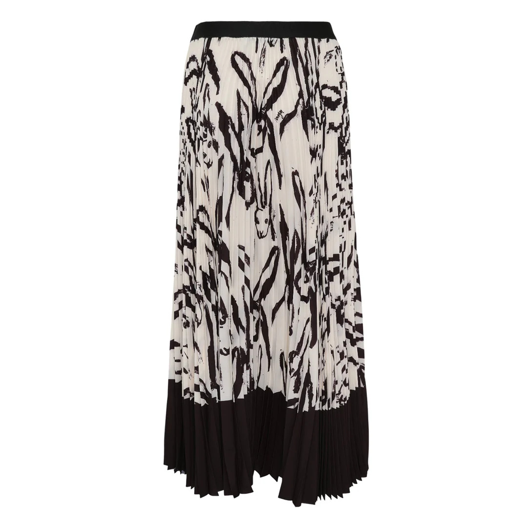 All Over Rabbits Logo Waistband Skirt - 2