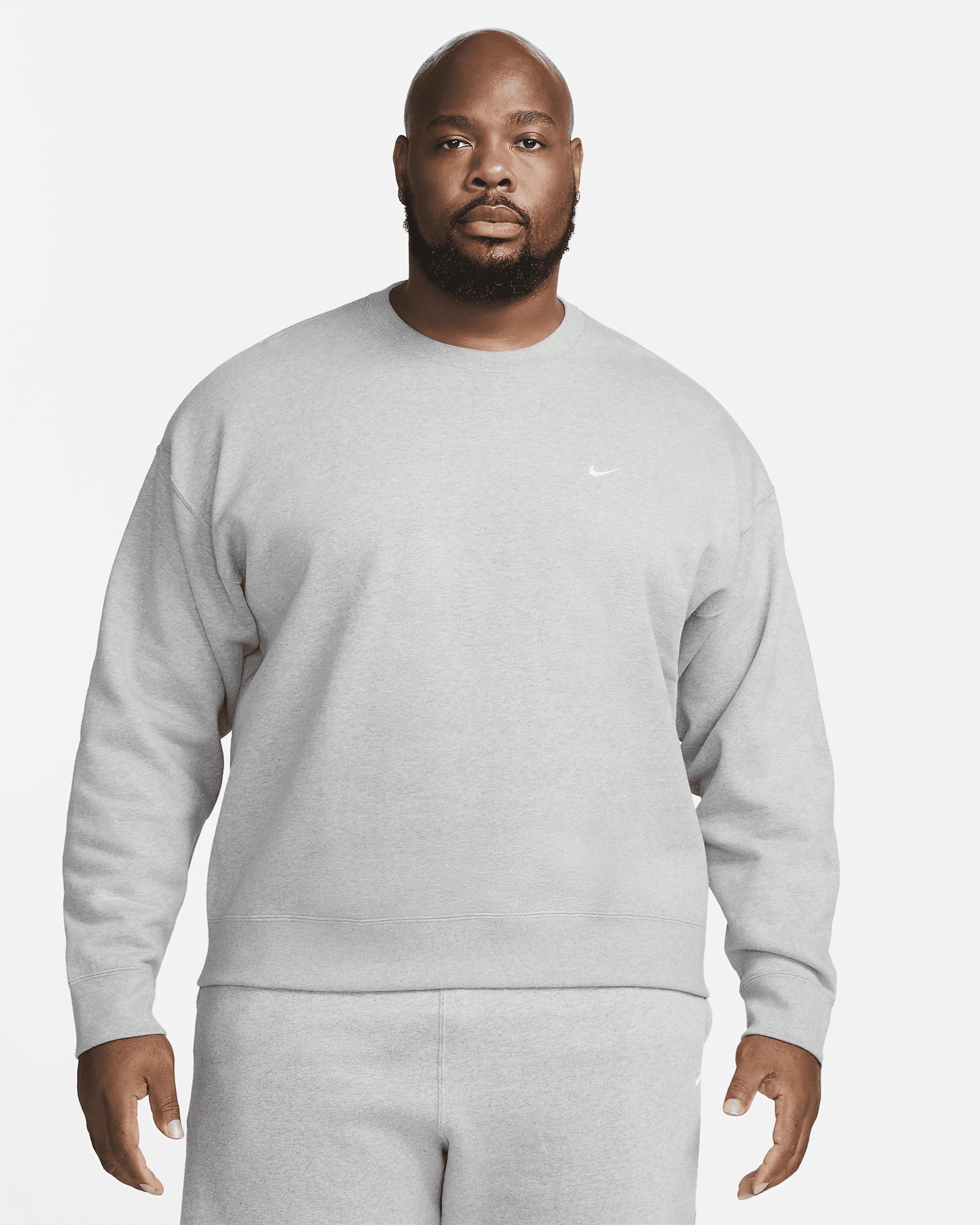 Nike Men's Solo Swoosh Fleece Crew - 5