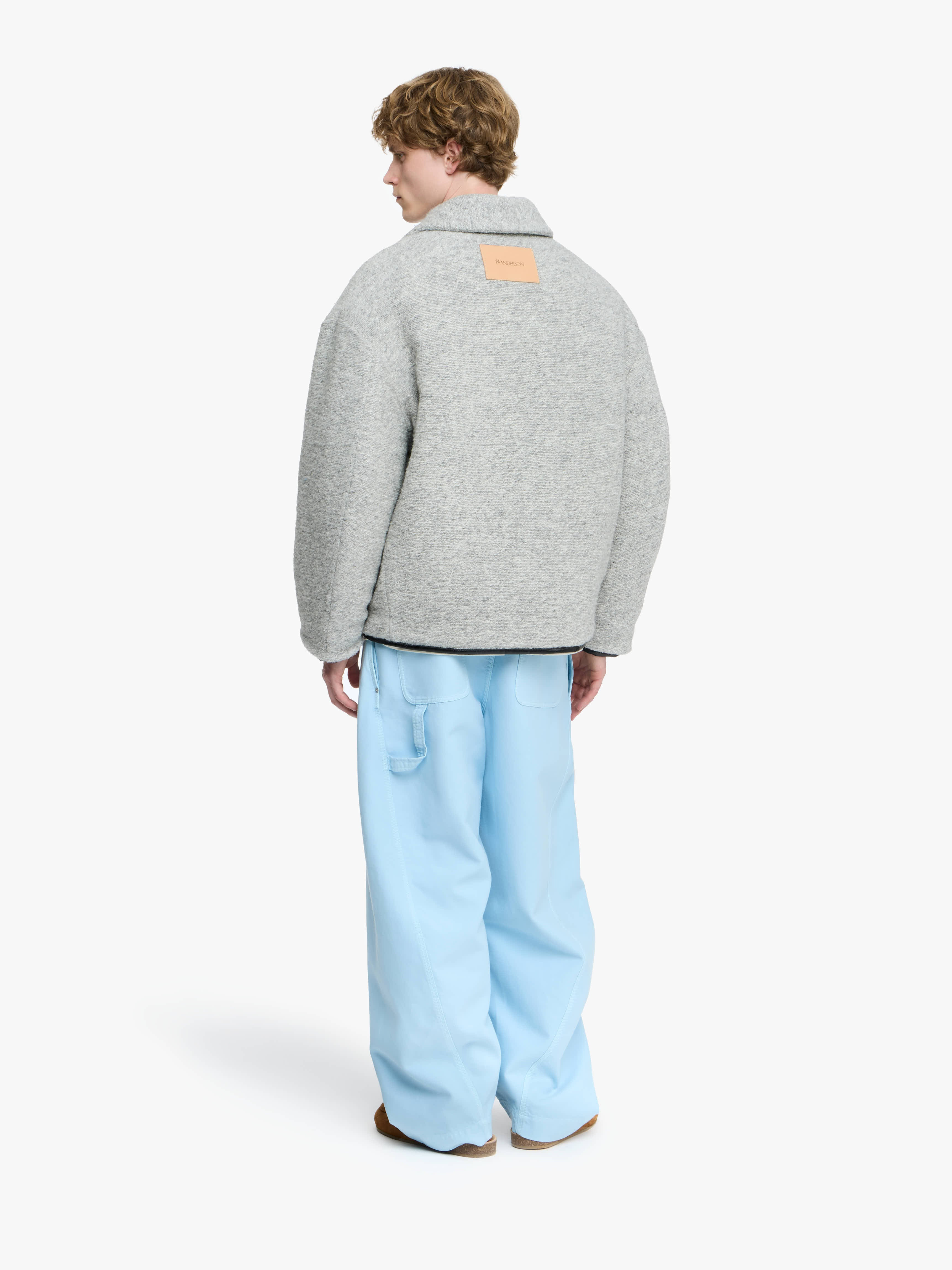 CONTRAST TRIM CASUAL JACKET - 3
