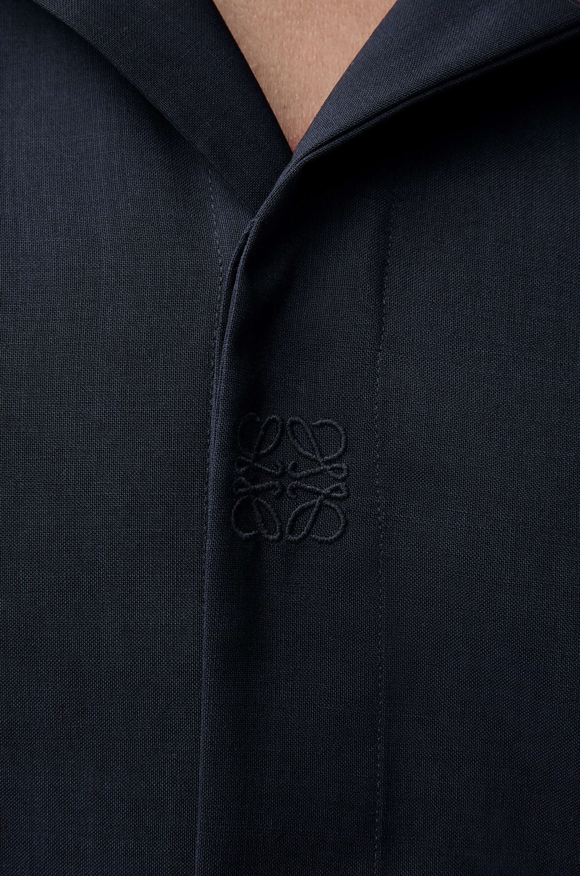 Short sleeve shirt in wool - 4