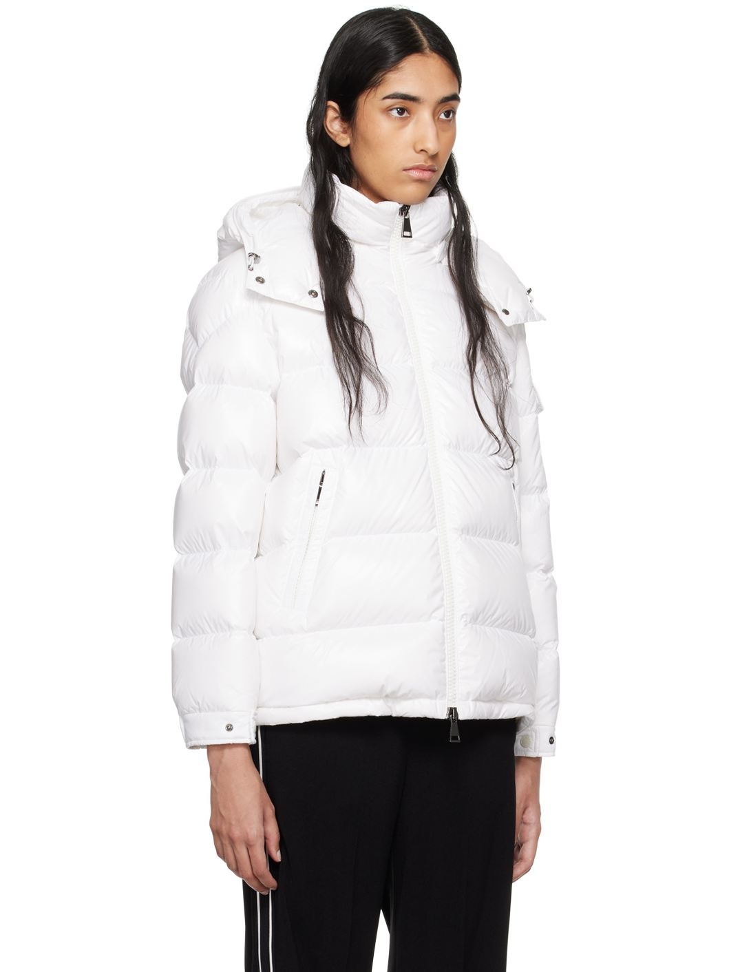 White Maire Short Down Jacket - 2