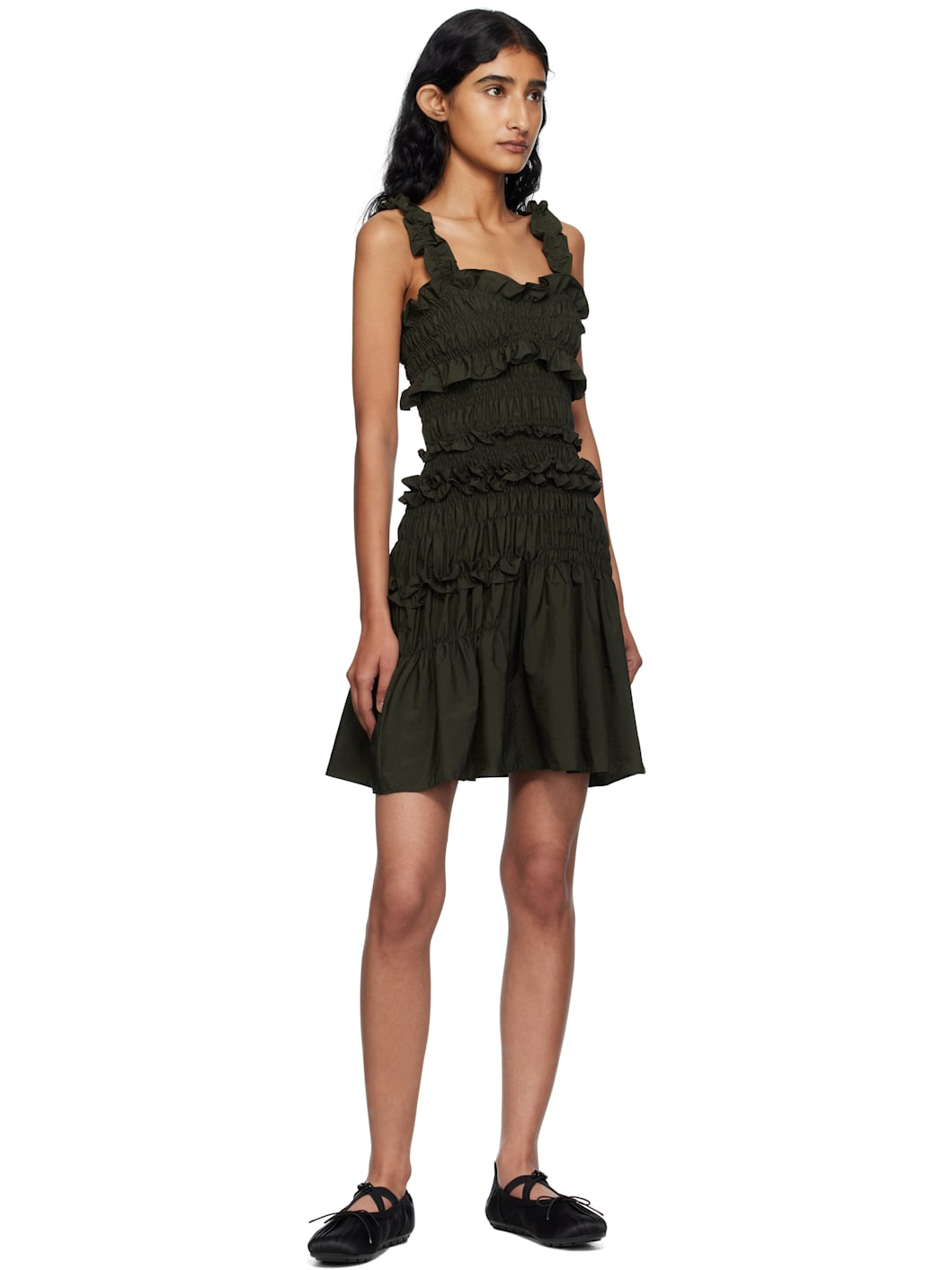Green Oona Minidress - 4