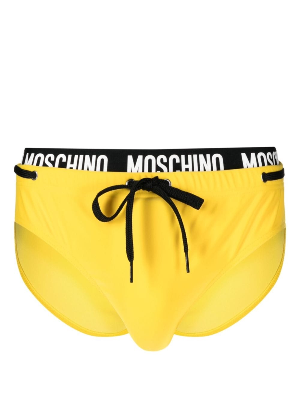 logo-waistband drawstring swim trunks - 1