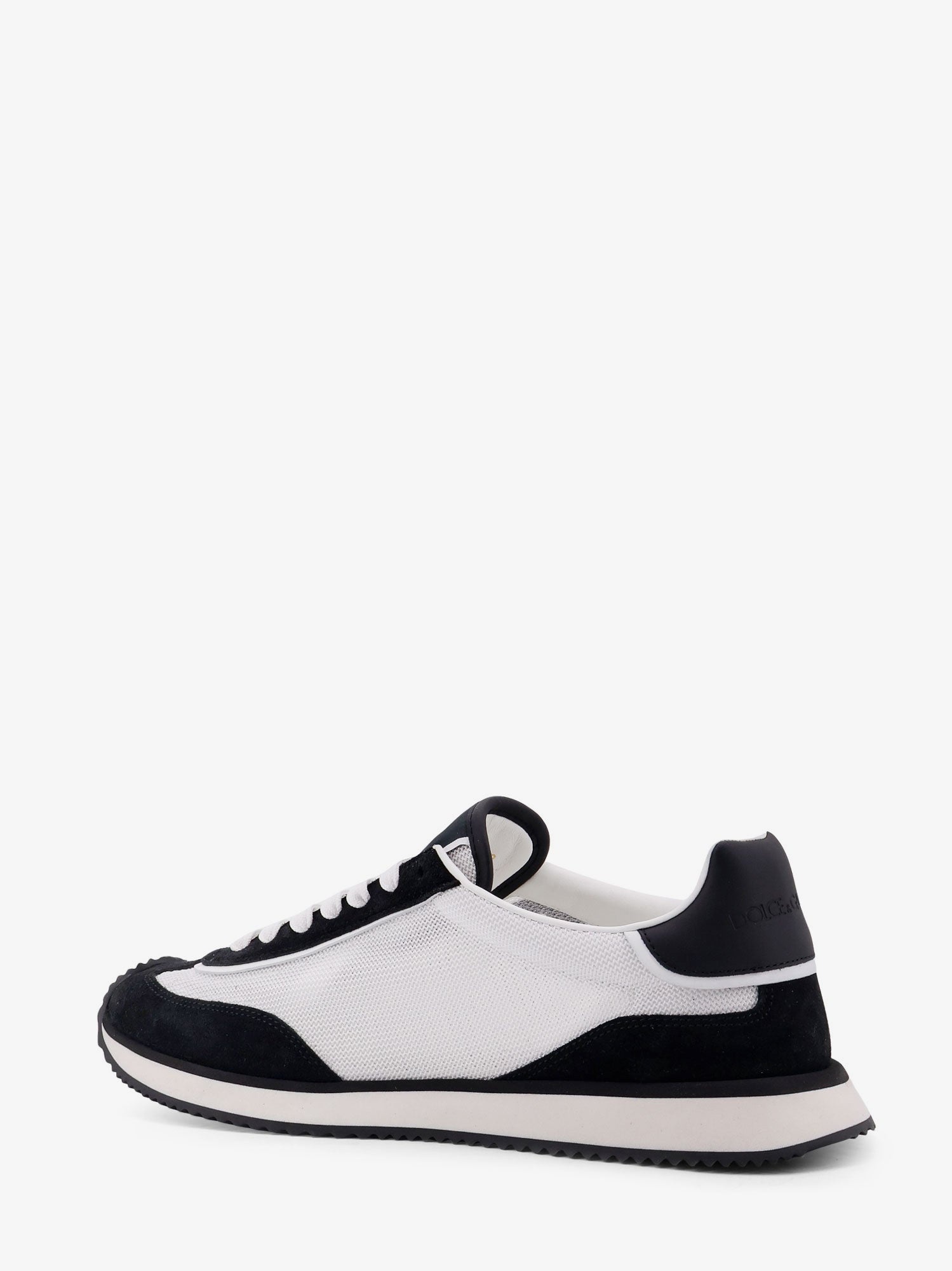 DOLCE e GABBANA - Dolce E Gabbana Low-Top Mesh Sneakers With Suede Inserts - 3