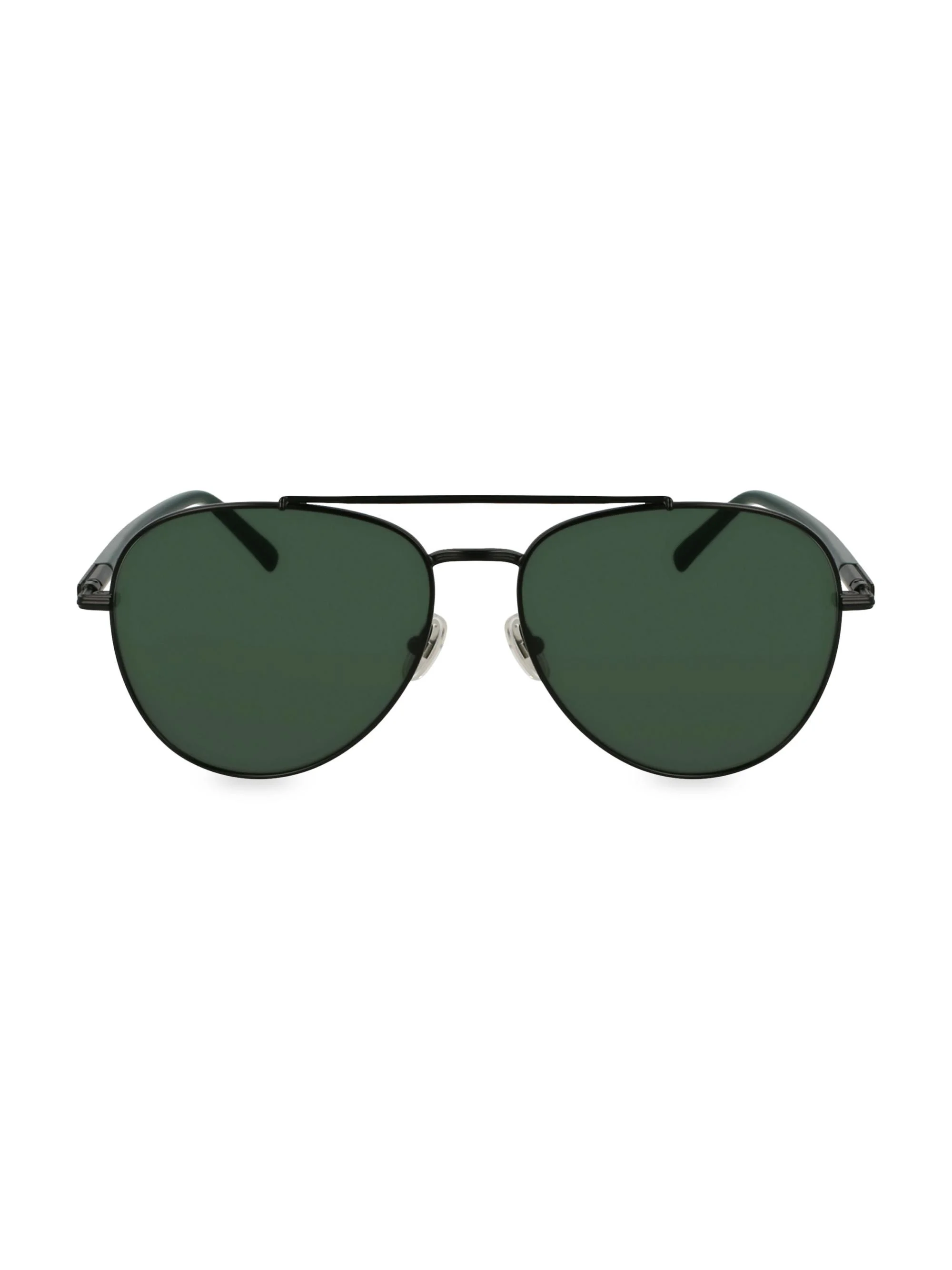 Men's Classic Logo 61MM Aviator Sunglasses - Black Matte Black - 1
