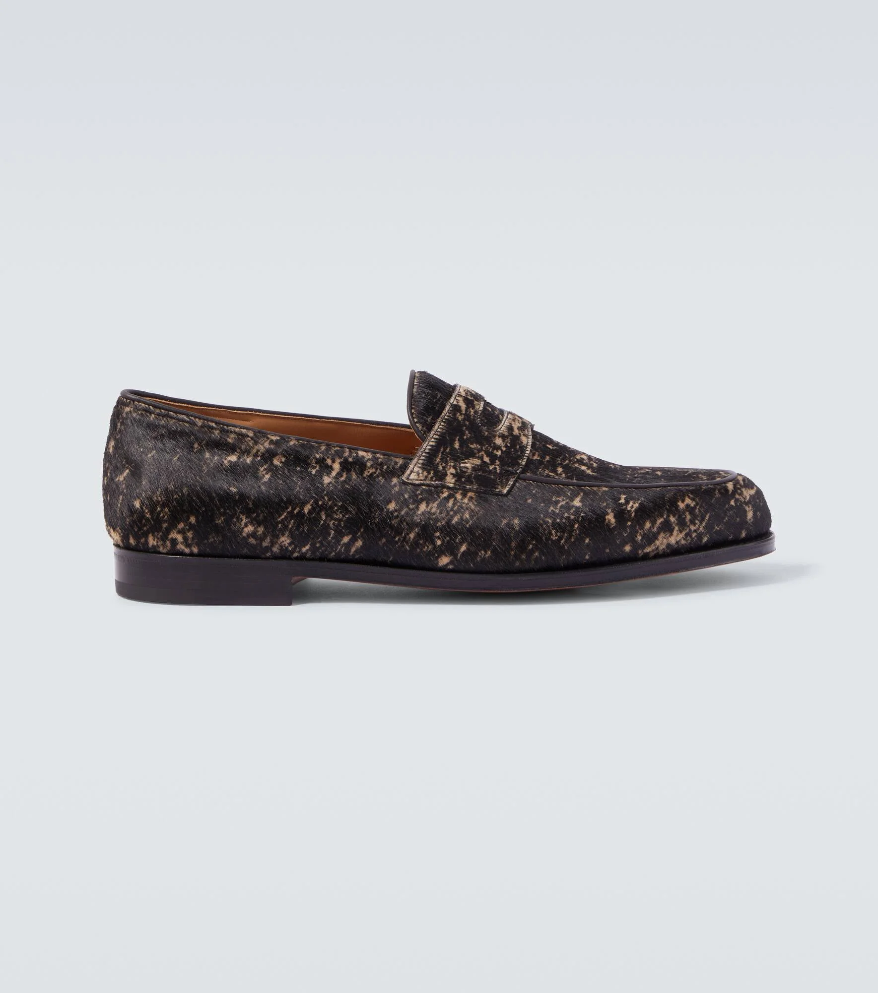 Lopez calf hair penny loafers - 1