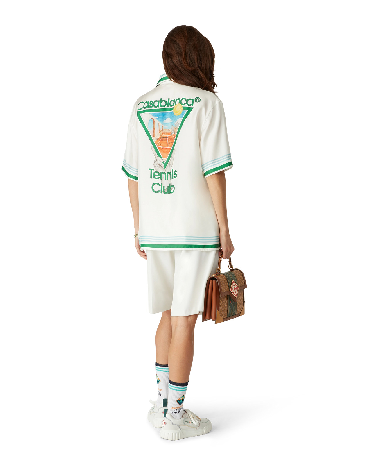 Metaphysical Tennis Icon Silk Shirt | Casablanca Paris - 3