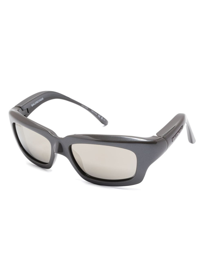 BALENCIAGA rectangle-frame sunglasses outlook