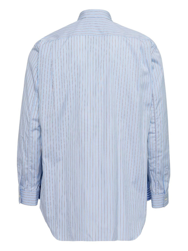 Comme des Garçons SHIRT layered striped shirt outlook