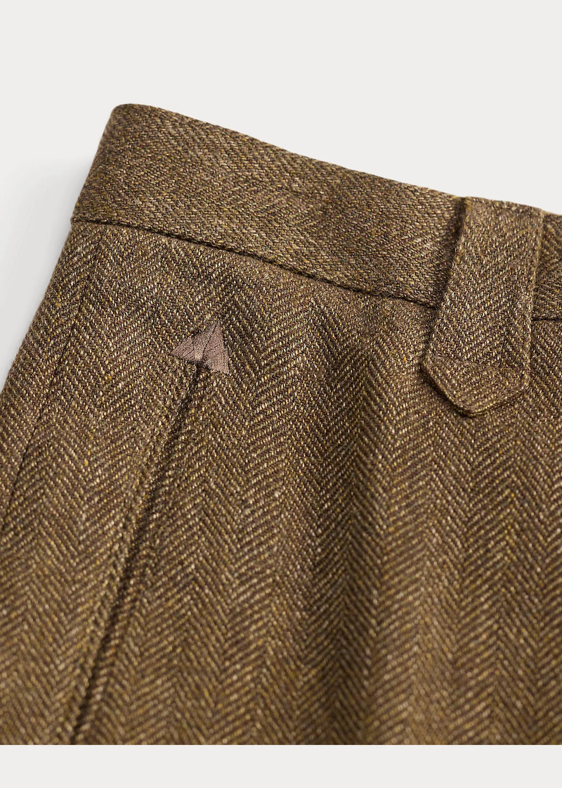 Slim Fit Linen-Wool Western Trouser 8