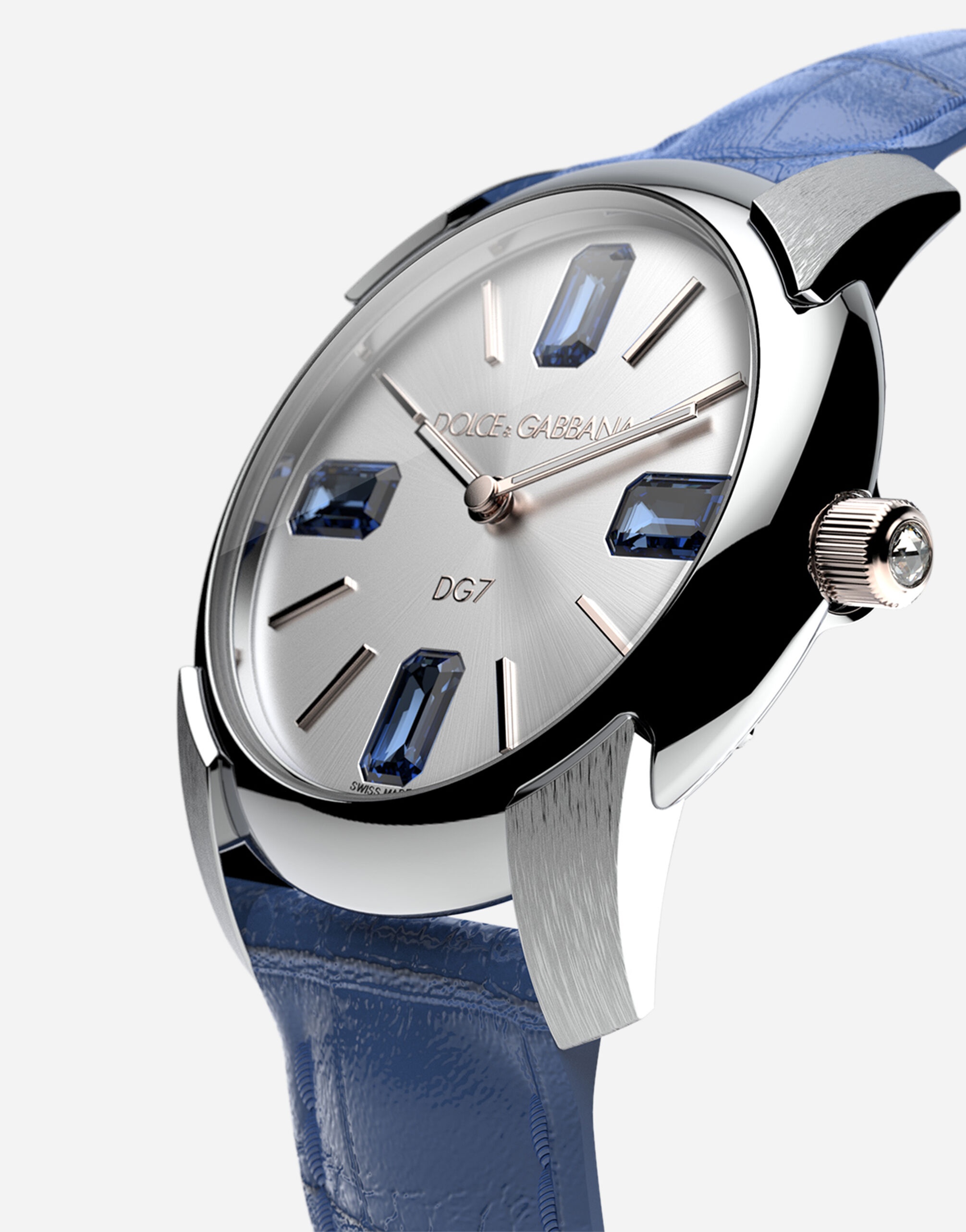Watch with alligator strap - 3