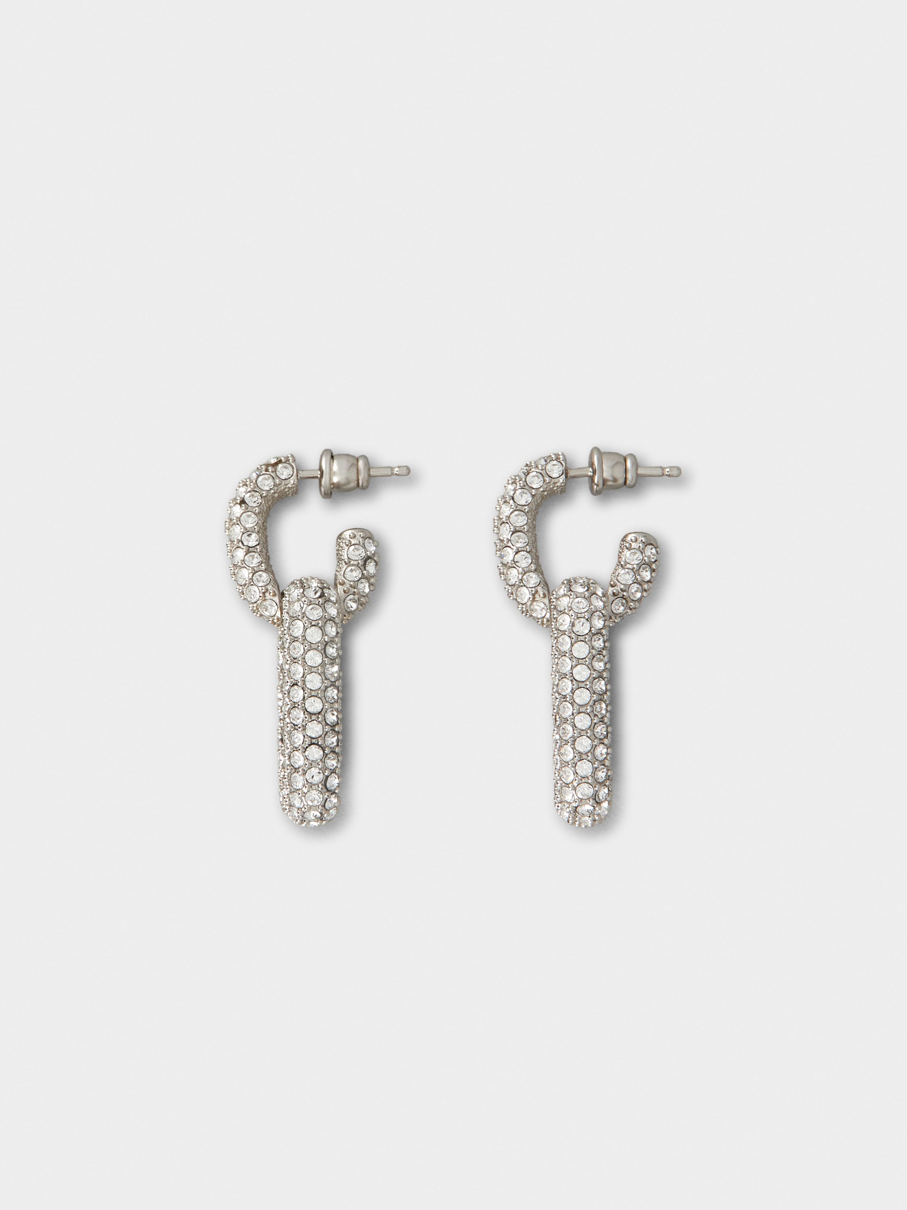 Viv' Choc Strass Earrings - 4
