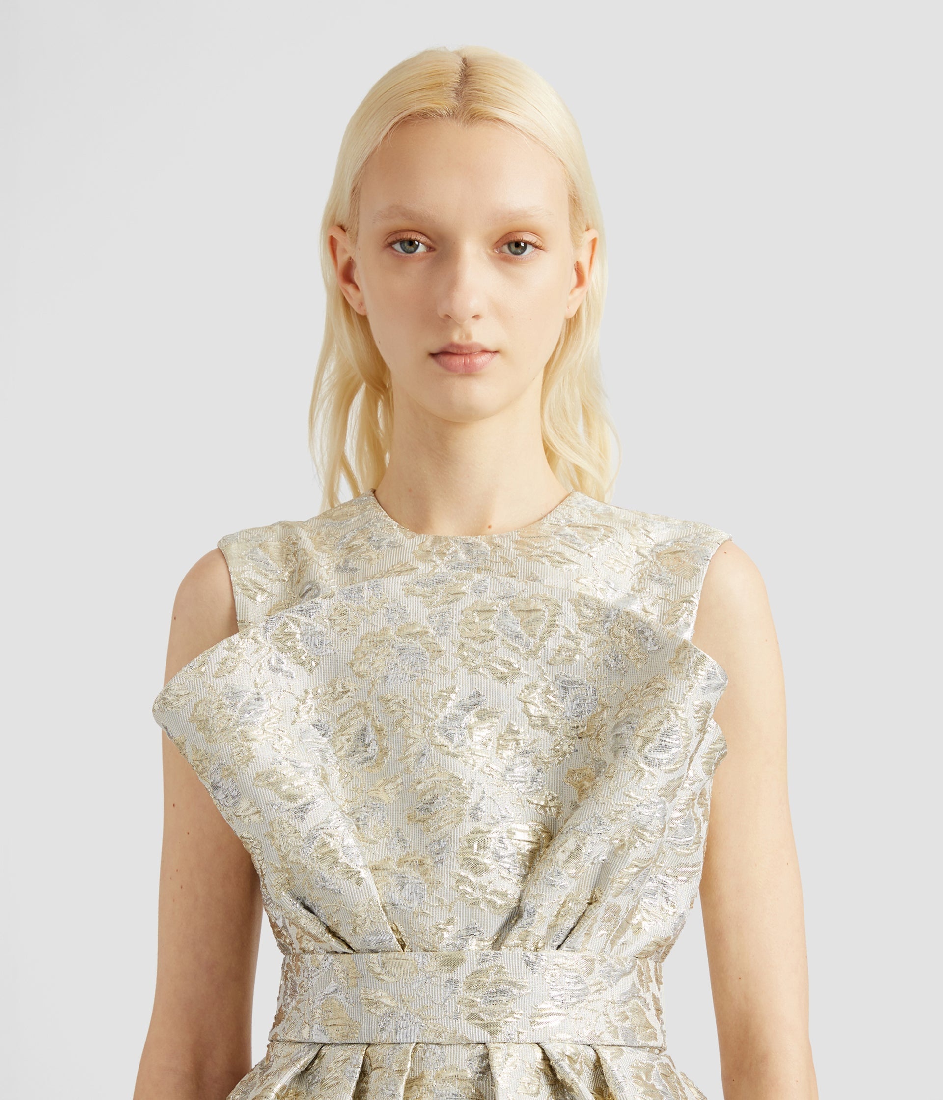 PEPLUM DETAIL DRESS - 3